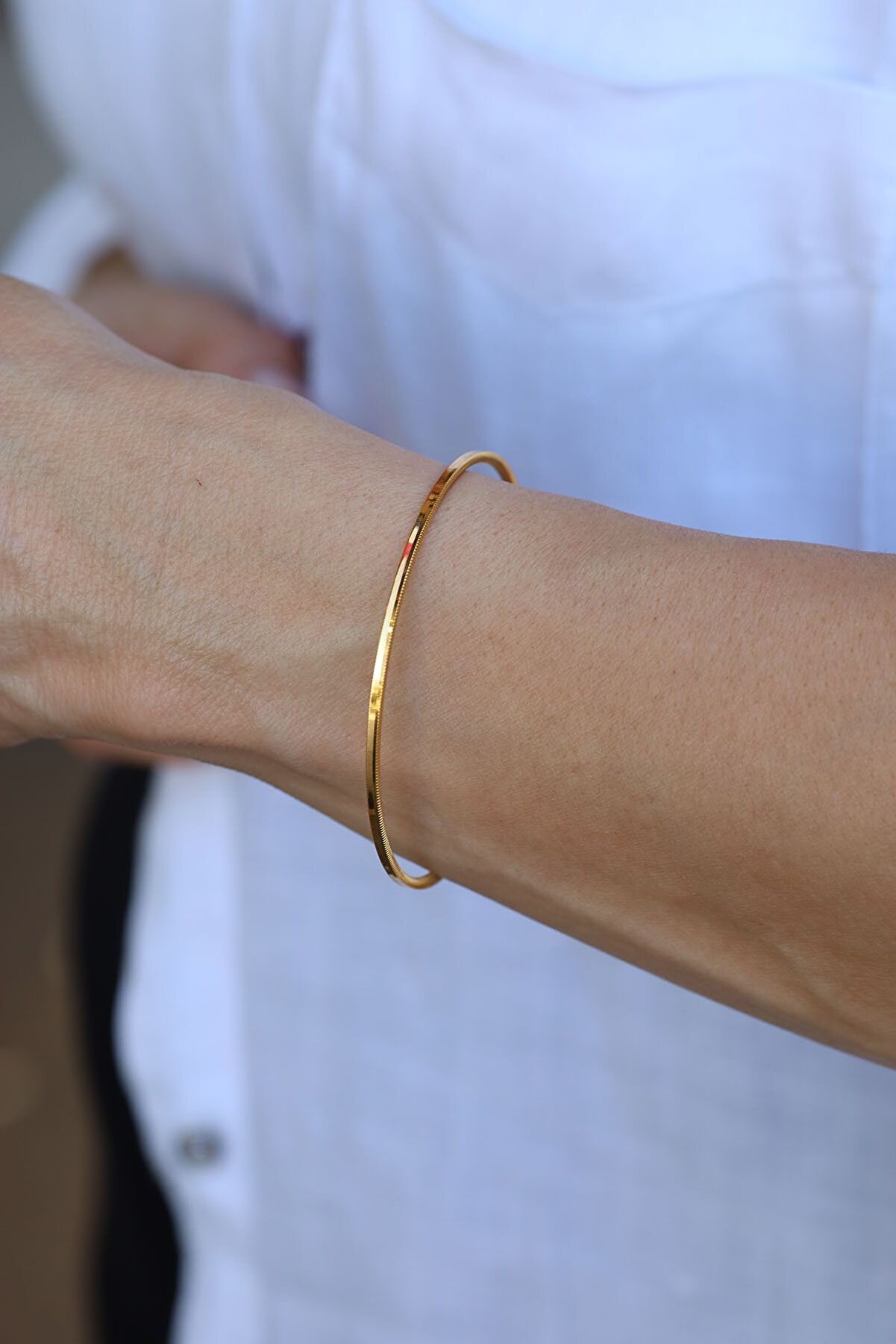 Yenigün Kuyumculuk 5,5 Gram Ajda Altın Bilezik – Hediyelik & Yatırımlık - 3 mm