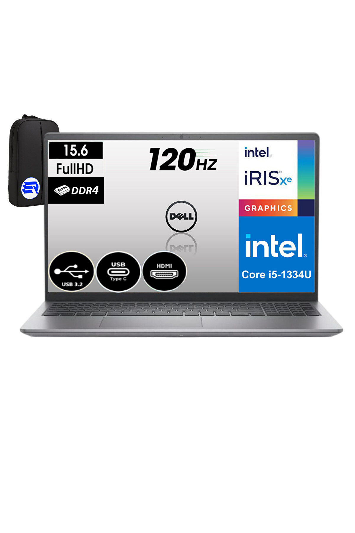 Vostro i5-1334U 32GB 256GB SSD Iris Xe Graphics 15.6