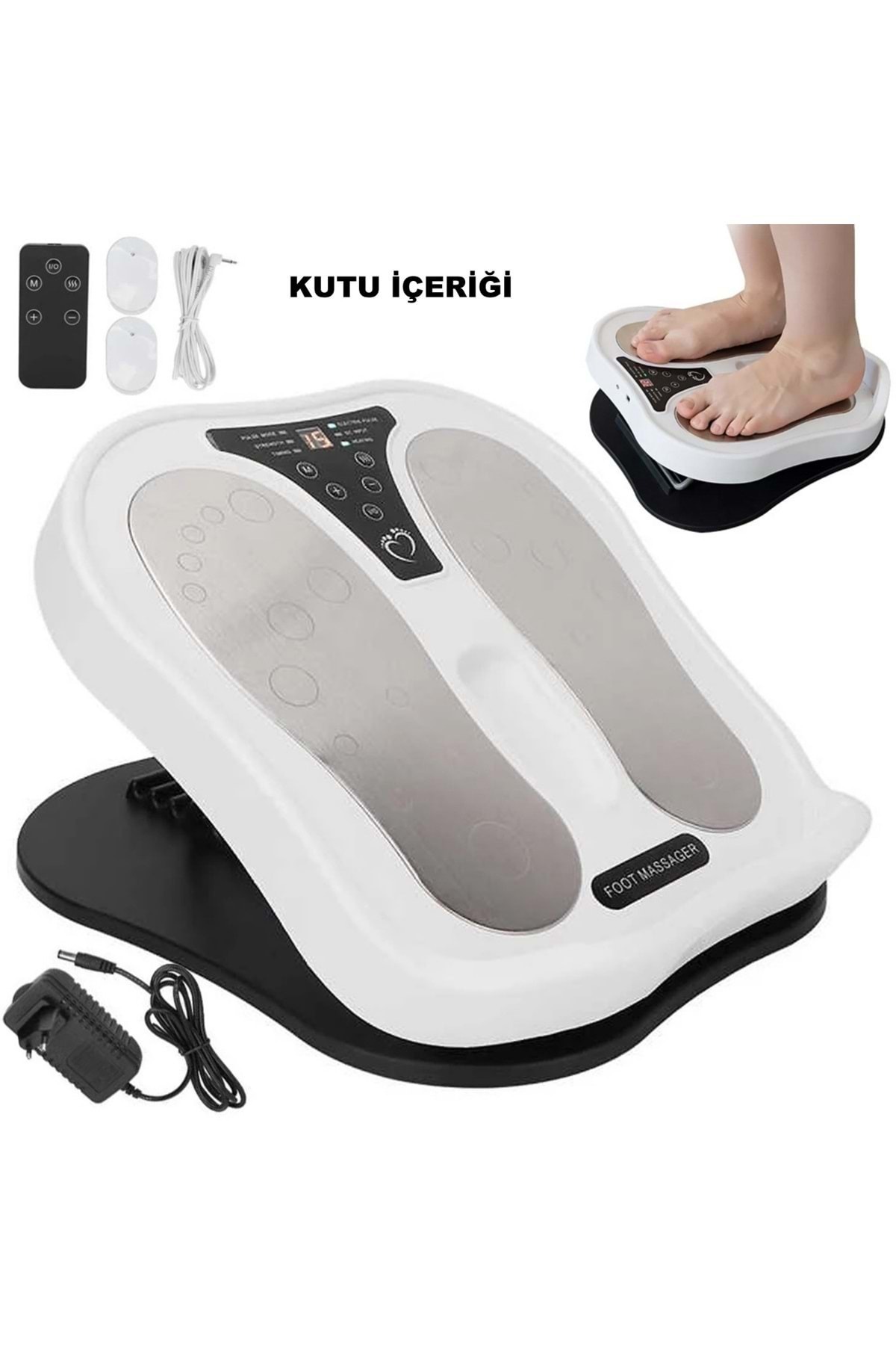 plentiful Kumandalı Elektrikli Ayak Masaj Cihazı - Akupunktur Noktaları Destekli