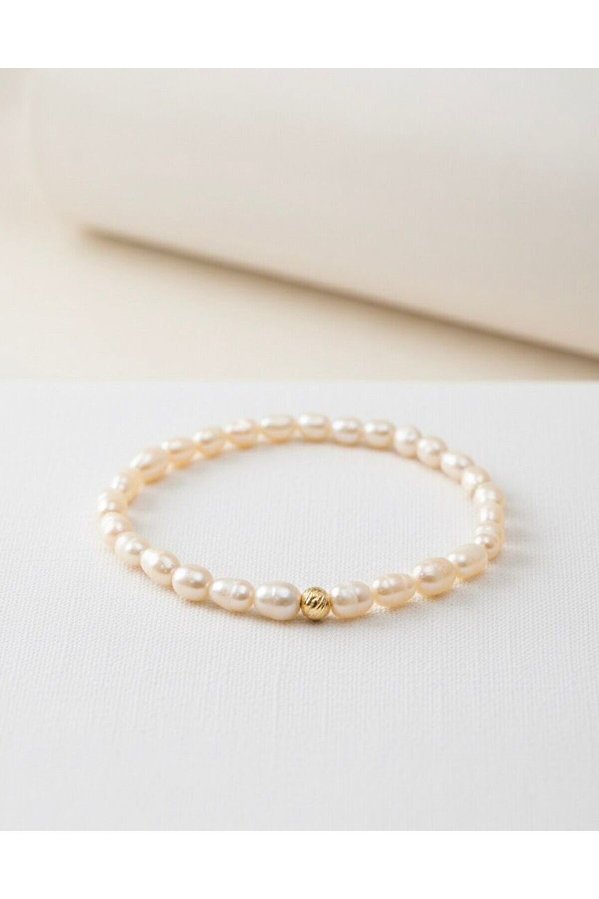 Altıncık 14K Gold Pearl Bracelet - Elegant & Timeless