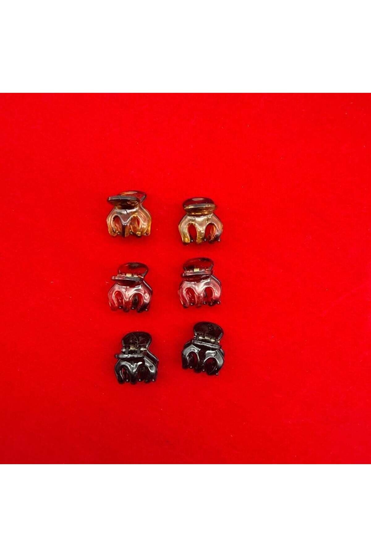 Ma.re accessories 6’lı Mini Pençe Mandal Toka Seti - Doğal ve Şık Saç Stili İçin