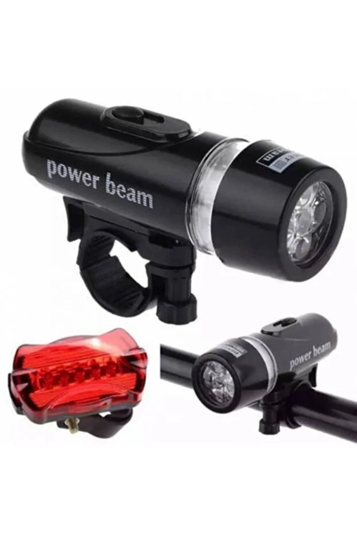 Canderel Bisiklet Aydınlatma Seti - Ön Arka Far Arka Stop Işık
