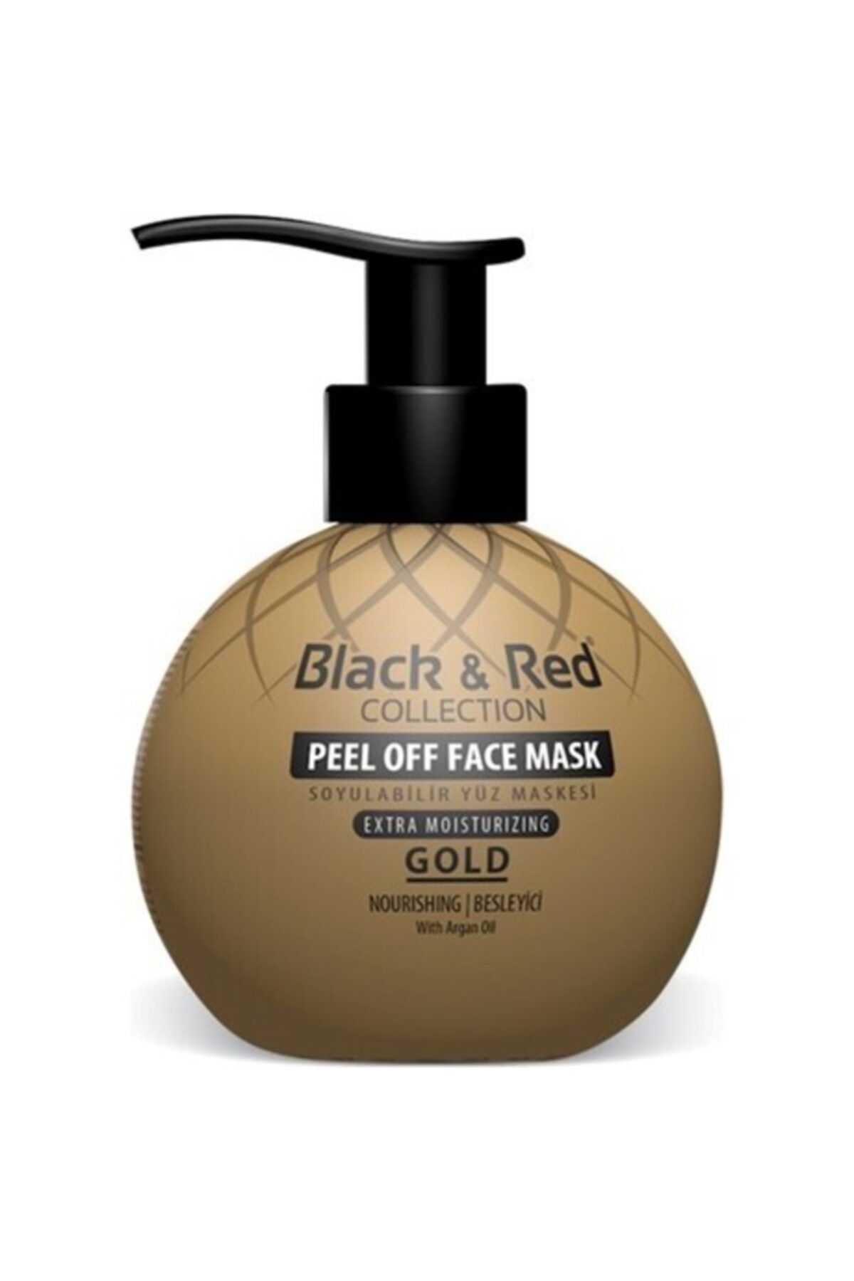 Black Red Siyah Noktalara Karşı Soyulabilir Gold Altın Yüz Maskesi 250 ml.