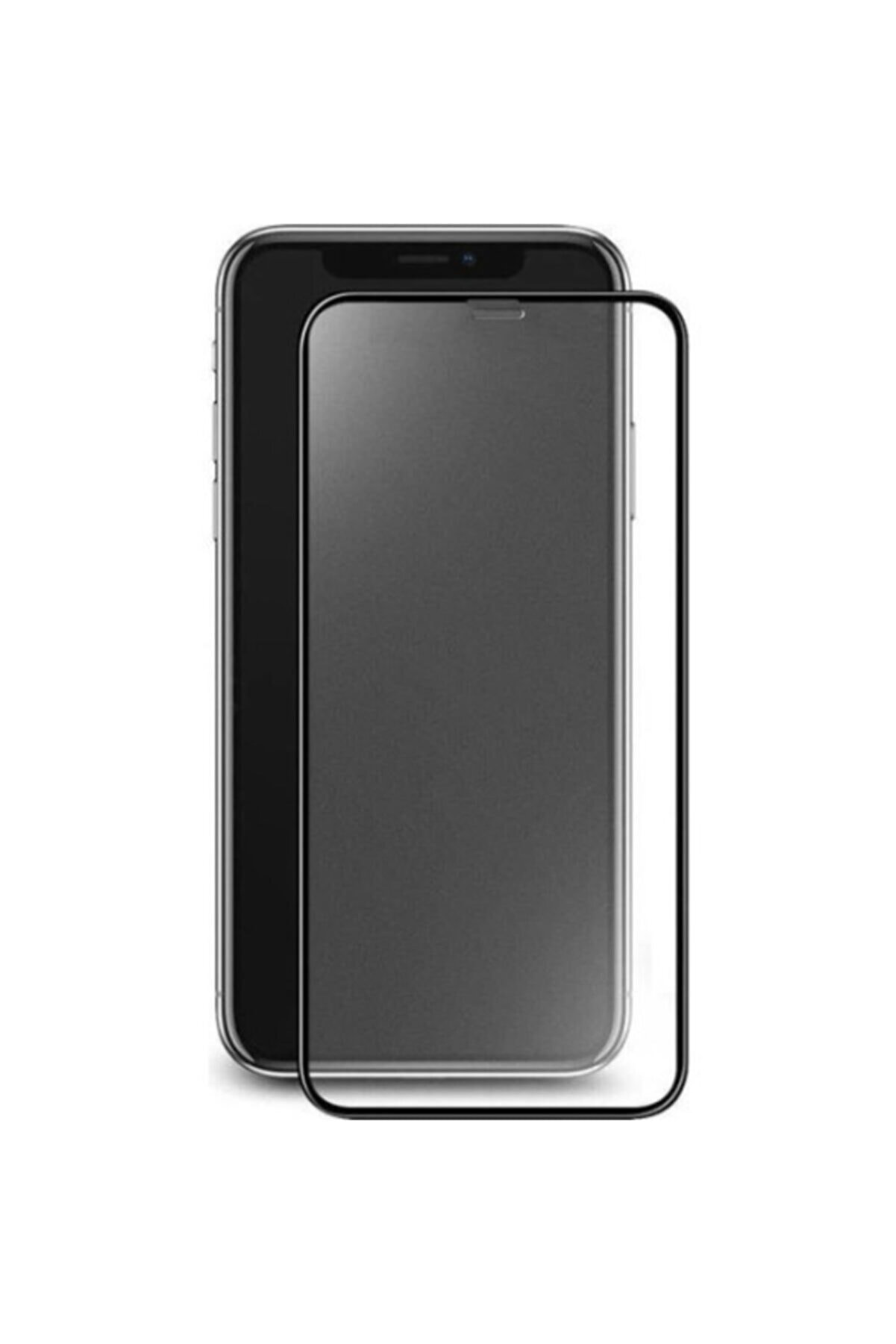 GALIO Iphone 6-6s Plus Siyah Mat Ekran Koruyucu Full Seramik Ve Kırılmaz