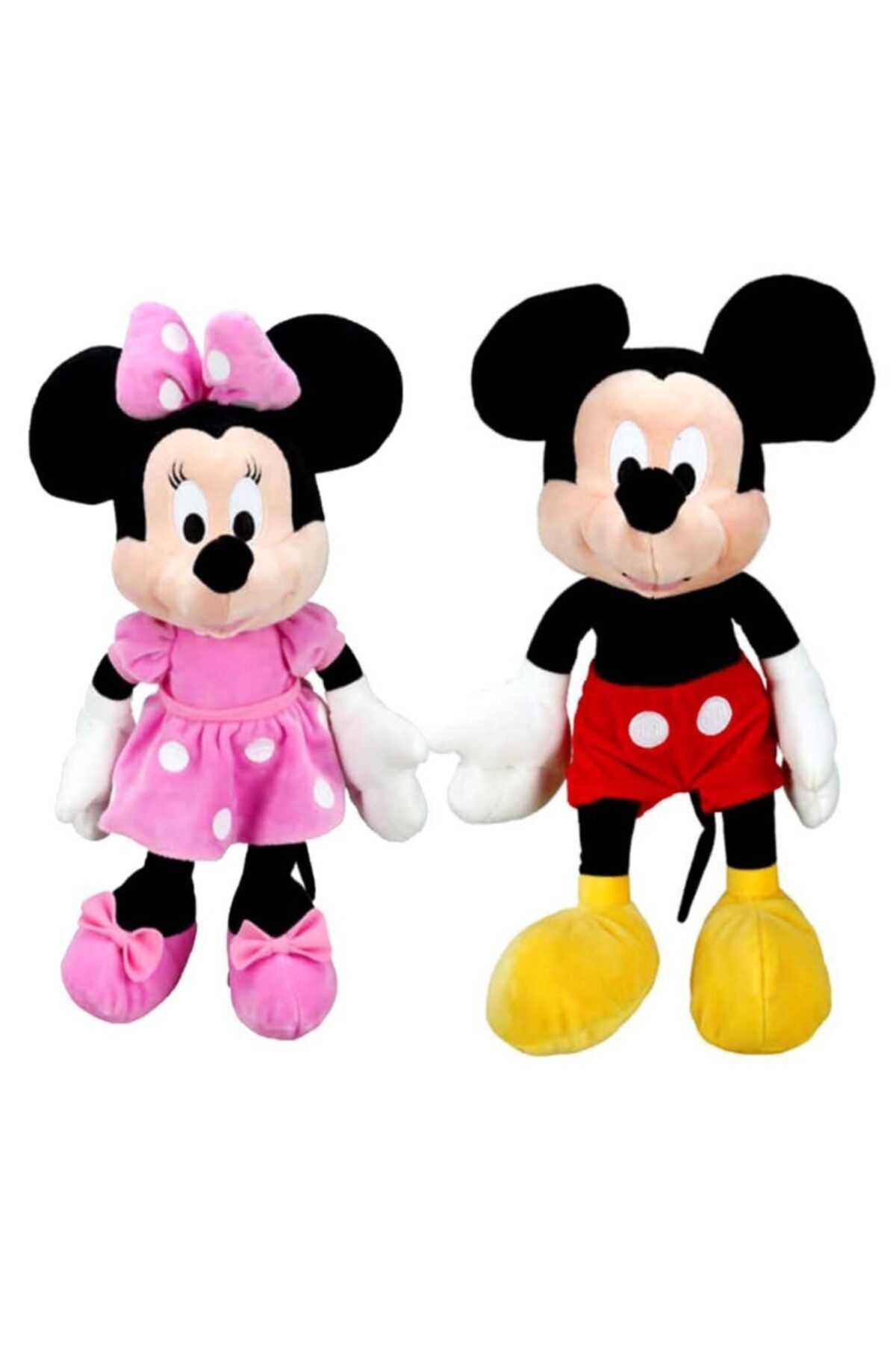 Sunman Mickey Ve Minnie Core Peluş 43 Cm 2'li Oyuncak Fare