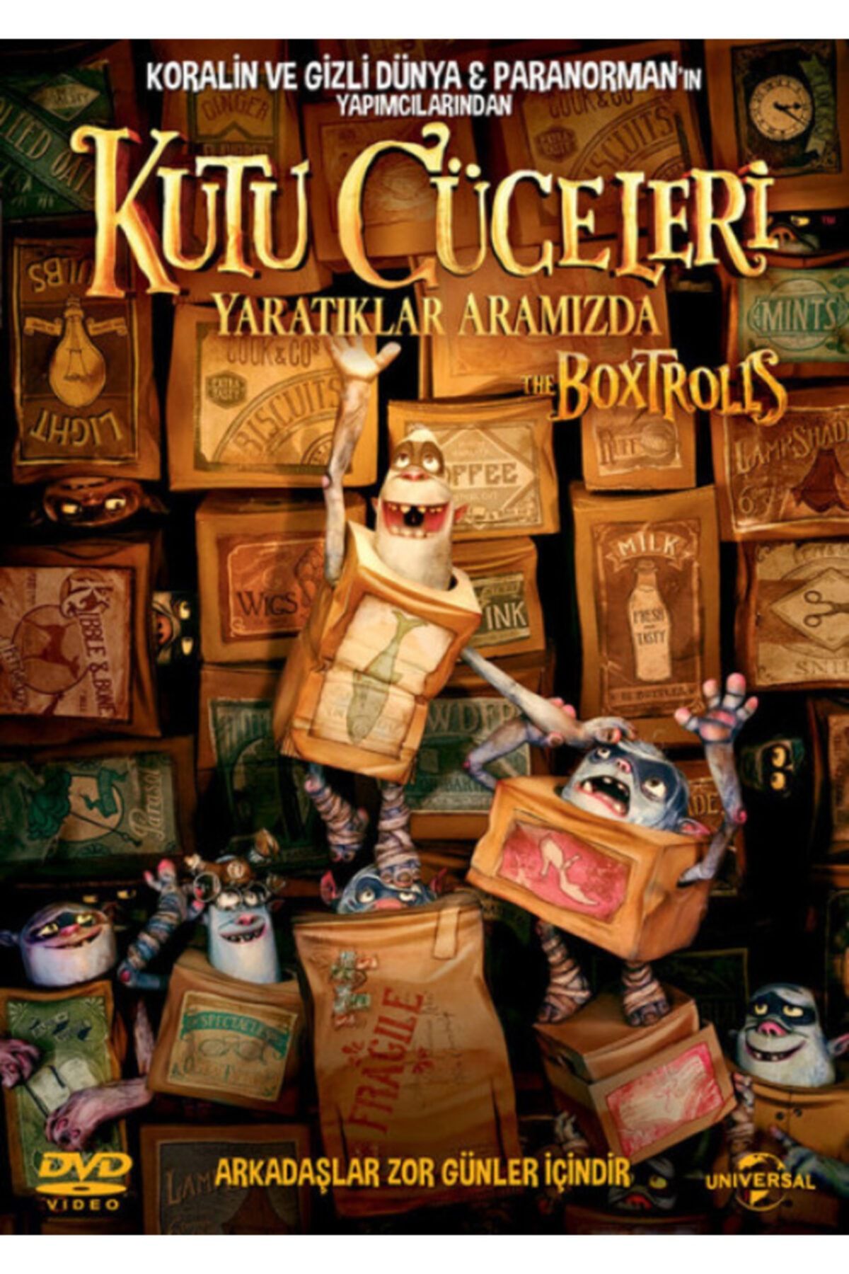 Genel Markalar Dvd - The Boxtrolls - Kutu Cüceleri Yaratıklar Aramızda