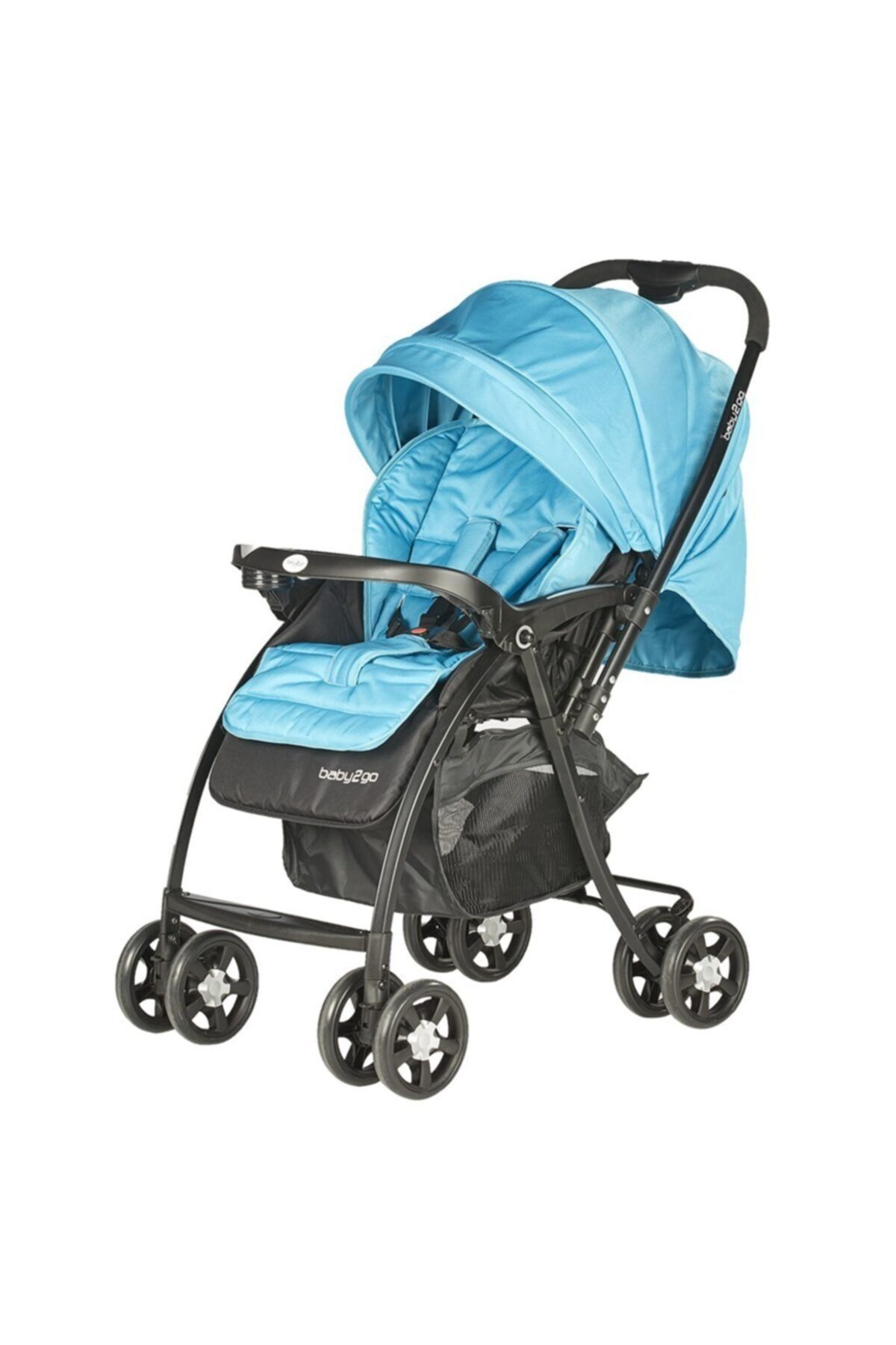EY DESİGN Mavi Baby2go 6021 Soft Çift Yönlü Bebek Arabası
