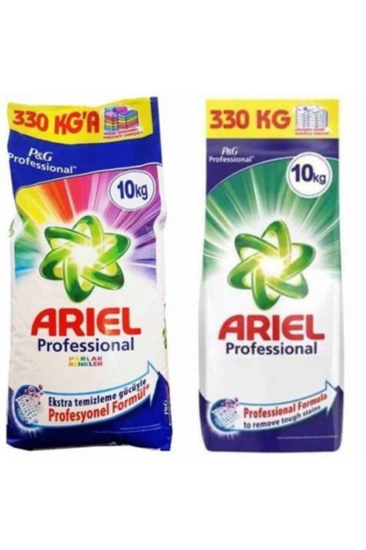 Ariel 2 Li Toz Deterjan 10 Kg Parlak Renkler 10kg Beyazlar