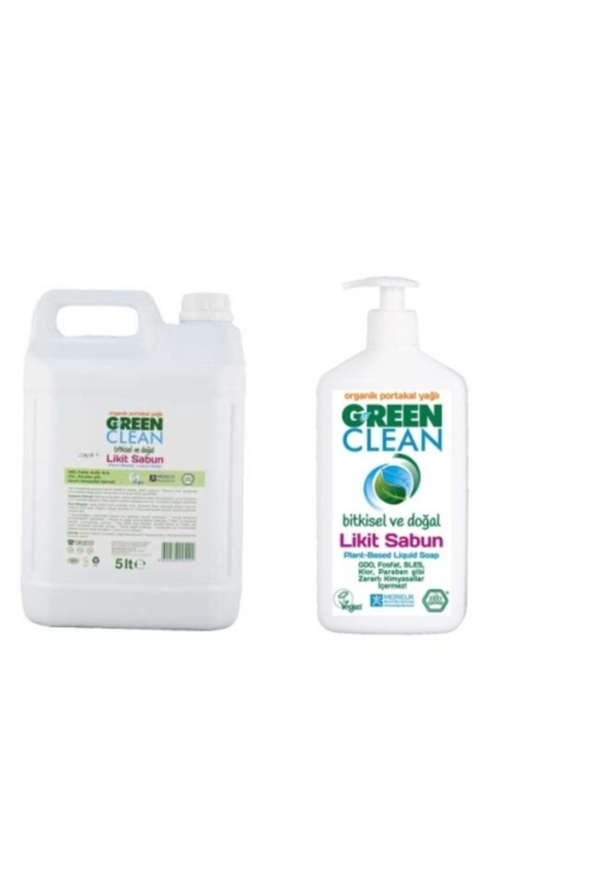 U Green Clean Green Clean Likit Sabun 5kg ve 500ml