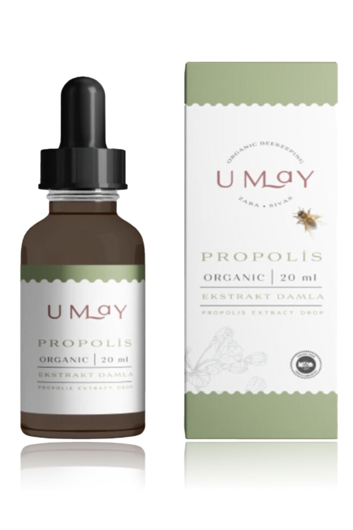 Umay Herbal Organik Alkol Bazlı Propolis 20 ml 20ml