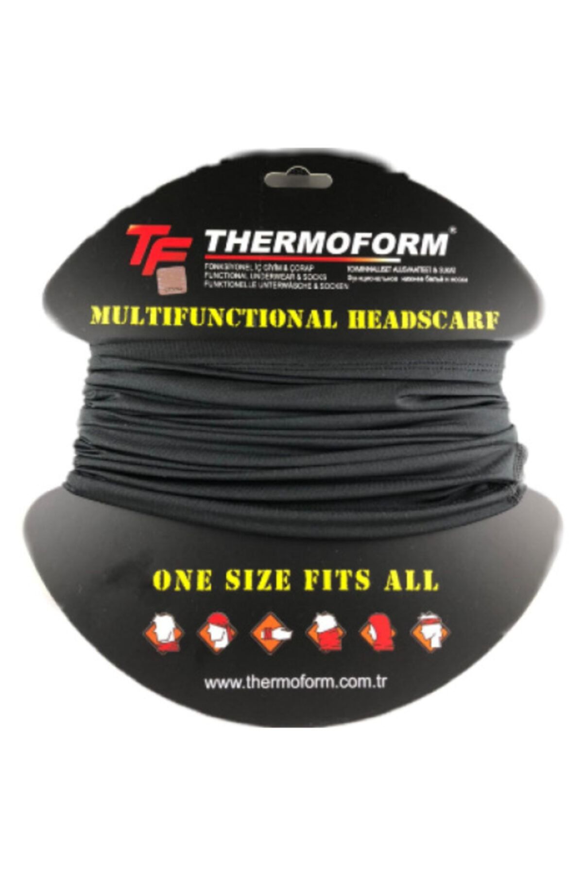 Thermoform Army Microfiber Boyunluk Siyah