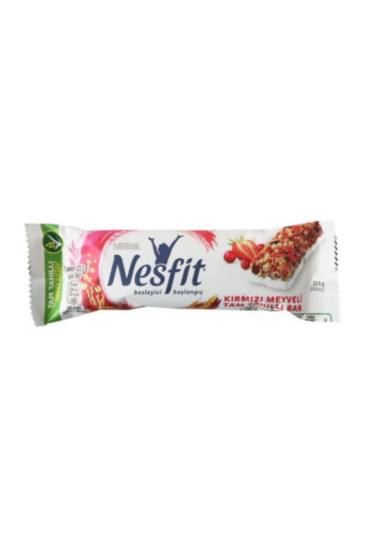 Nestle Nesfit Kırmızı Meyveli Tam Tahıllı Bar 94 Kalori Besleyici Başlangıç X16