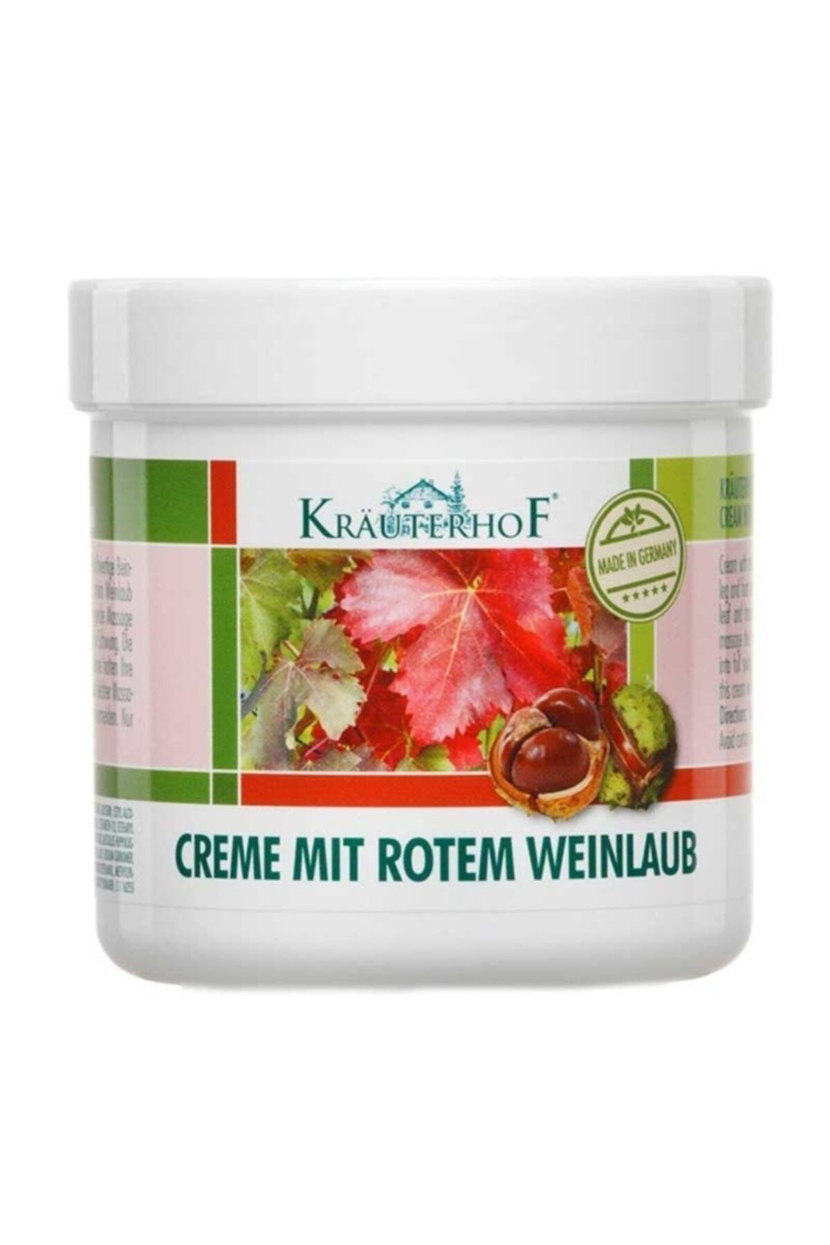 Krauterhof Kırmızı Asma Yaprağı Ve At Kestanesi Ekstreli Bacak Kremi 250 ml