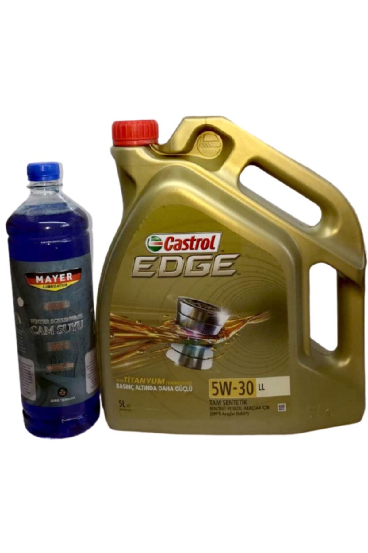 Castrol Edge 5w-30 Ll 5 L -tam Sentetik Motor Yağı (benzinli Ve Dizel Araçlar Için)+ Cam Suyu Hediye