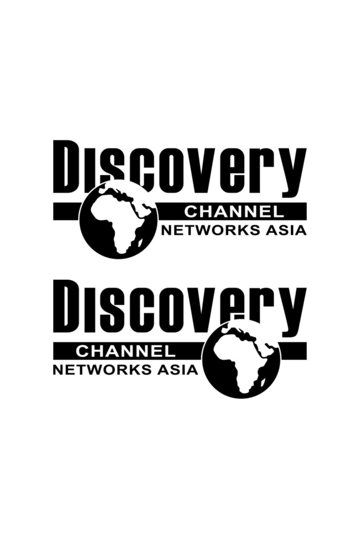 Redline Grafik Discovery Channel Networks Asia 2 Adet Sticker