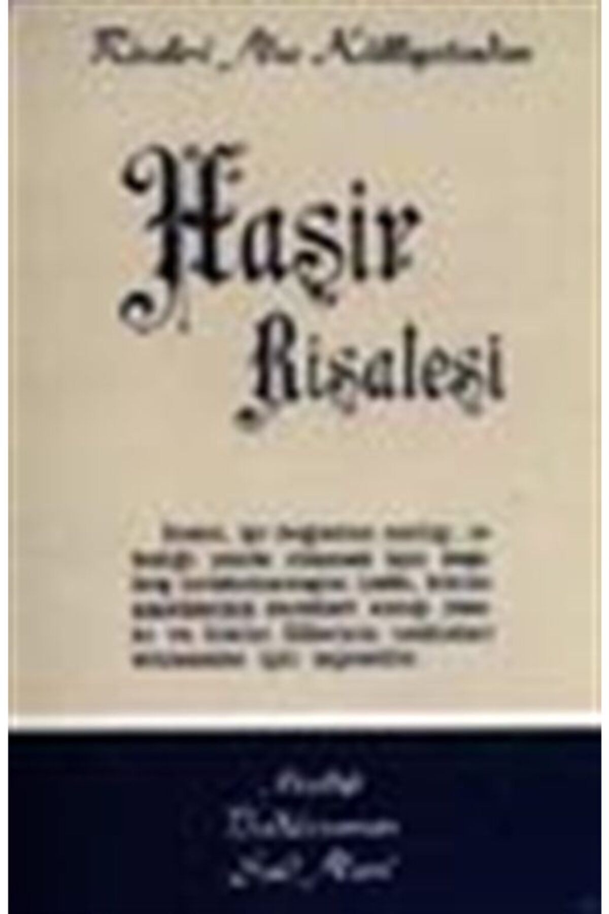 Envar Neşriyat Haşir Risalesi/ Cep Boy (kod:511)