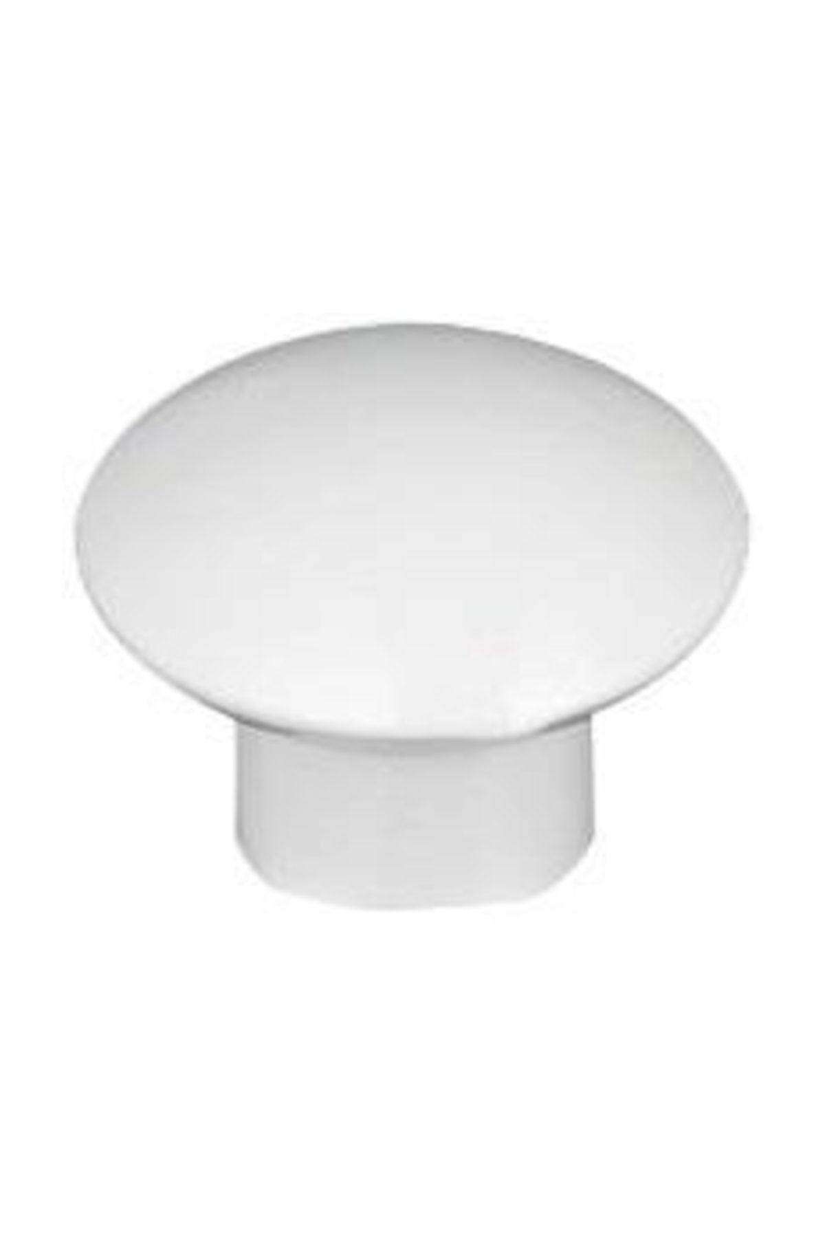 Arwino 5 Adet Parlak Beyaz Mantar Düğme Çocuk Odası Vestiyer Dolap Çekmece Kapak Kulpu