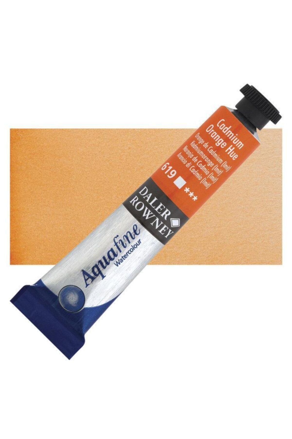 Daler Rowney Aquafine Tüp Suluboya 8 ml 619 Cad Orange Hue