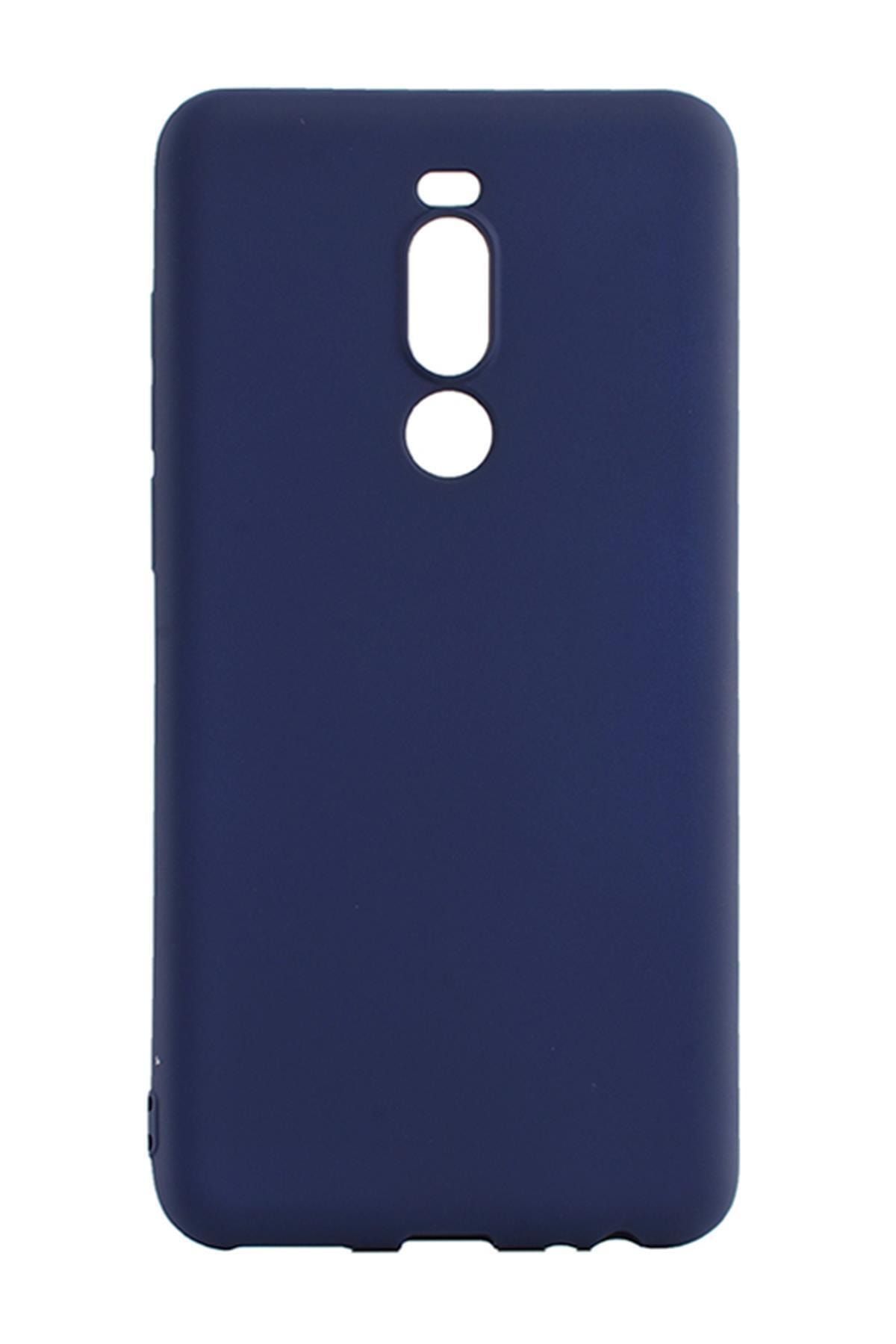 Meizu Note 8 Uyumlu Kılıf Premier Renkli Esnek Silikon Lacivert