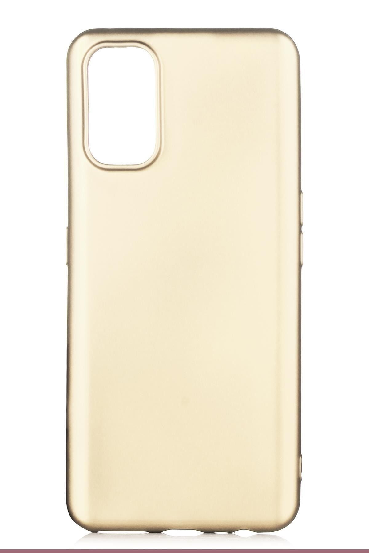 realme 7 Pro Uyumlu Kılıf Premier Renkli Esnek Silikon Gold