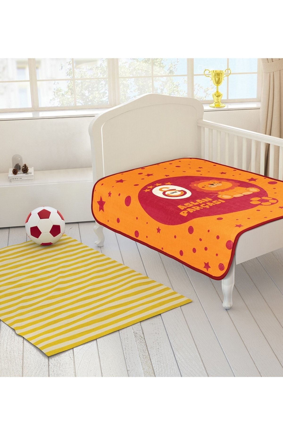 TAÇ KRİSTAL Lisanslı Galatasaray Star Baby Bebek Battaniye 100x120