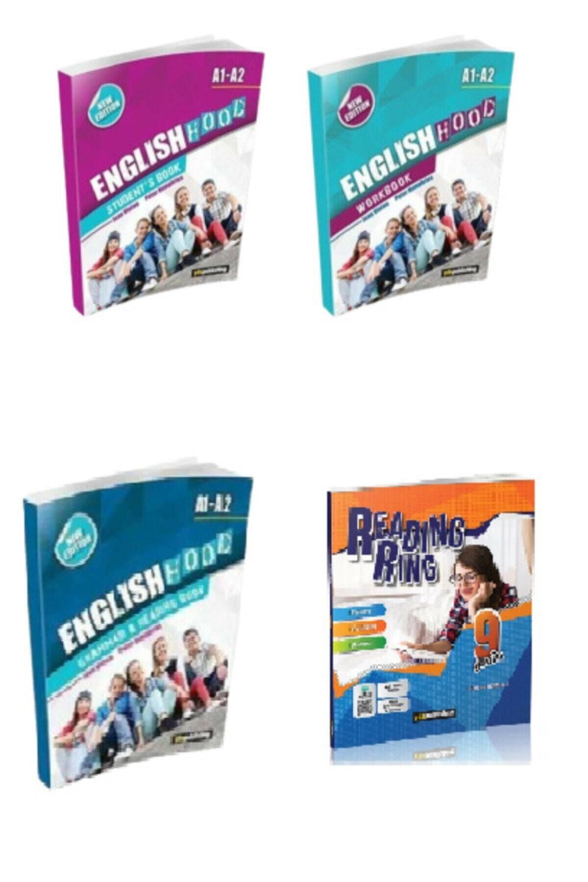 Ydspublishing Yayınları English Hood A1 A2 Students Book + Workbook + Grammar- Reading Book