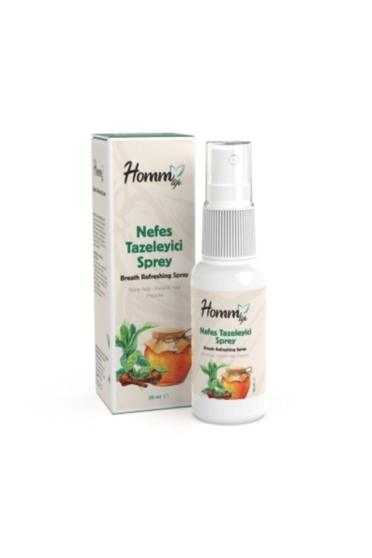 Homm Life Bitkisel Nefes Tazeleyici (ağız Içi Kötü Koku Giderici) Sprey - 25 Ml