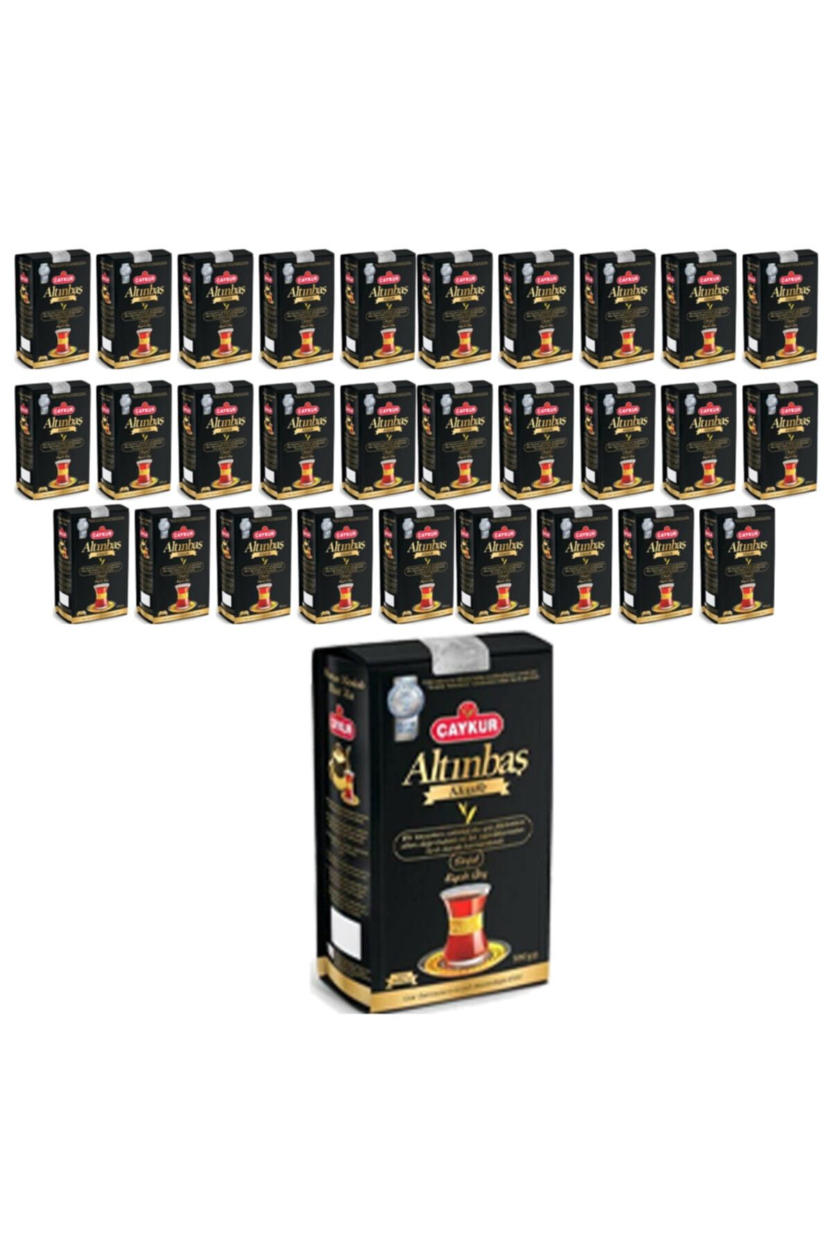 Çaykur Altınbaş Klasik Doğal Siyah Dökme Çay 30 x 500 g