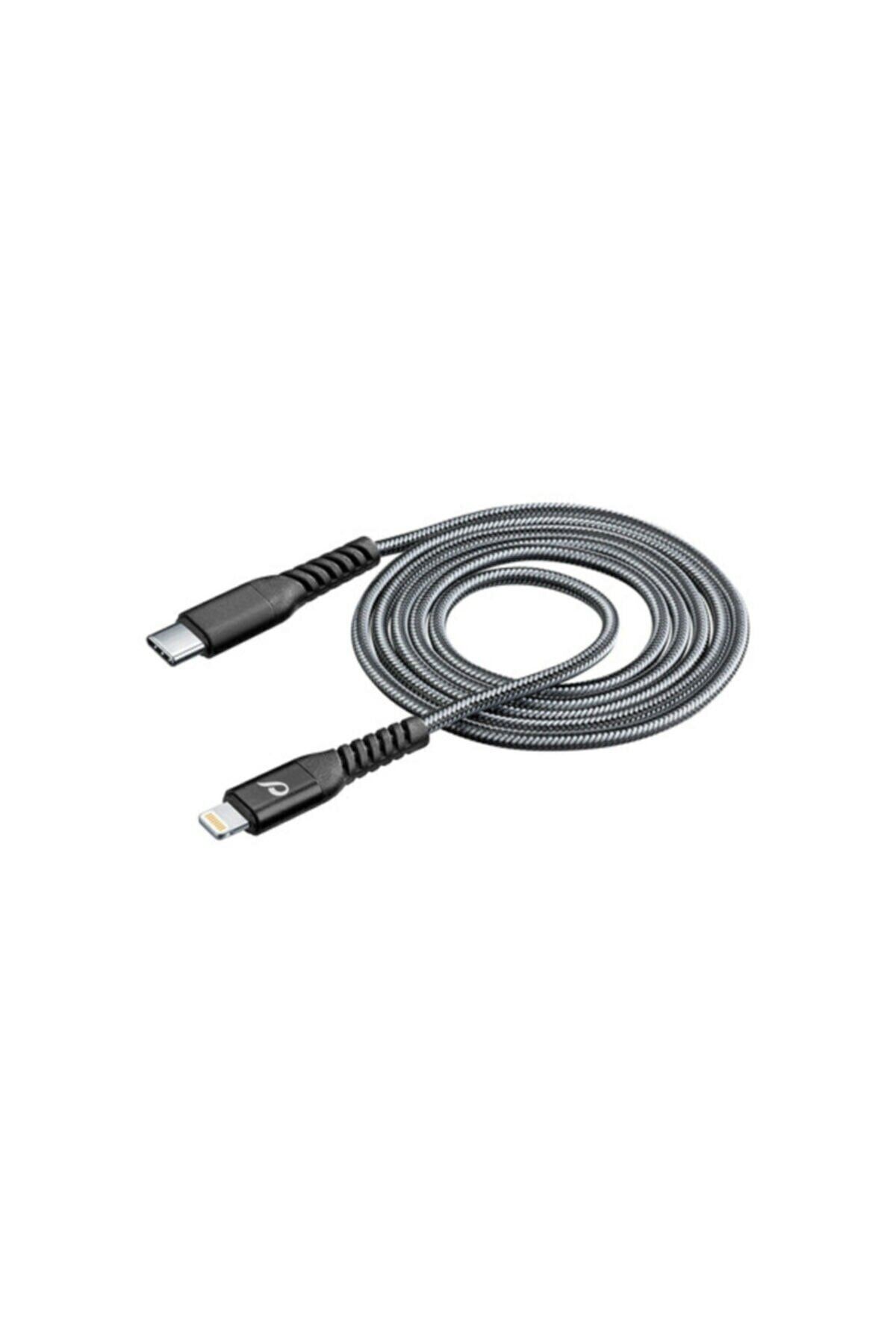Cellular Line Cellularline Tetra Force Kablo Usb-c - Apple Lightning 200 Cm-siyah