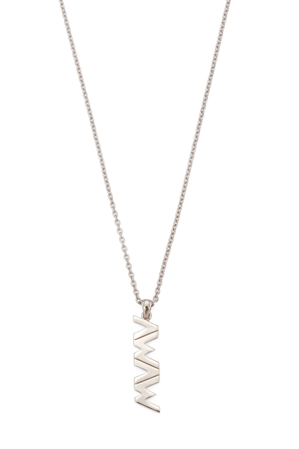 Atolyewolf Aw Necklace In Silver