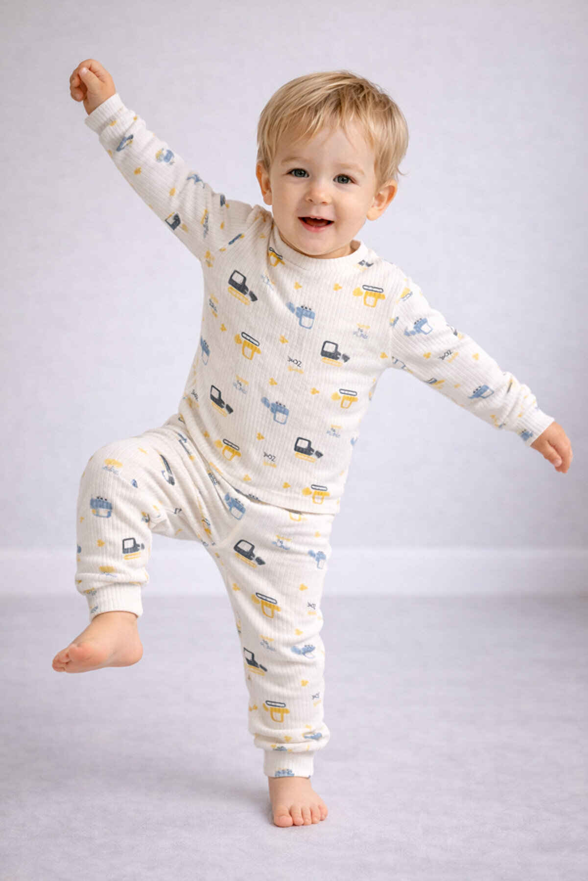 aden kids Raporlu Kumaş Desenli Çocuk Pijama Takımı - ₺149.99