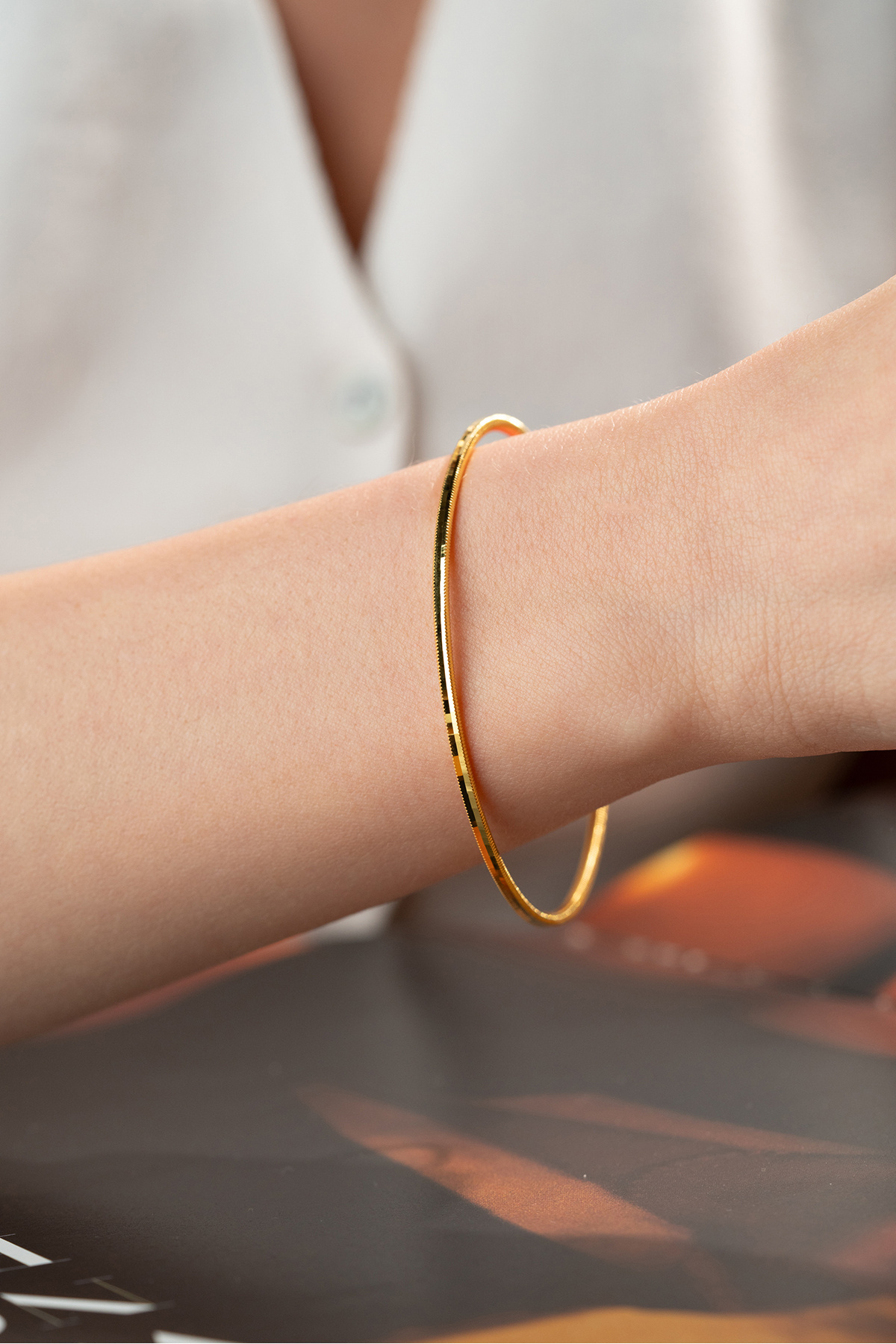 Jingle Bells 925 Sterling Silver Gold-Plated Bracelet - Ajda