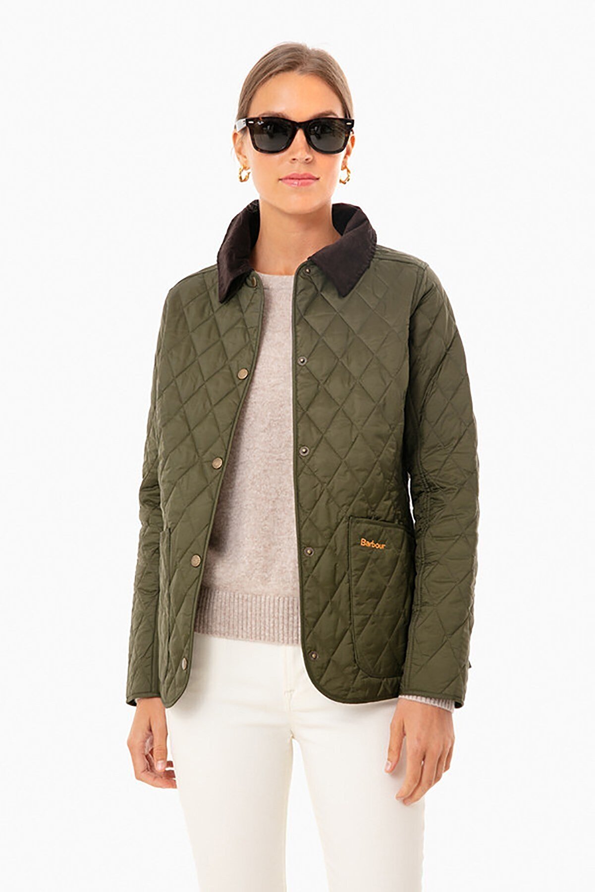 Barbour Annandale Kapitone Ceket OL91 Olive - Pratik ve Şık Dış Giyim