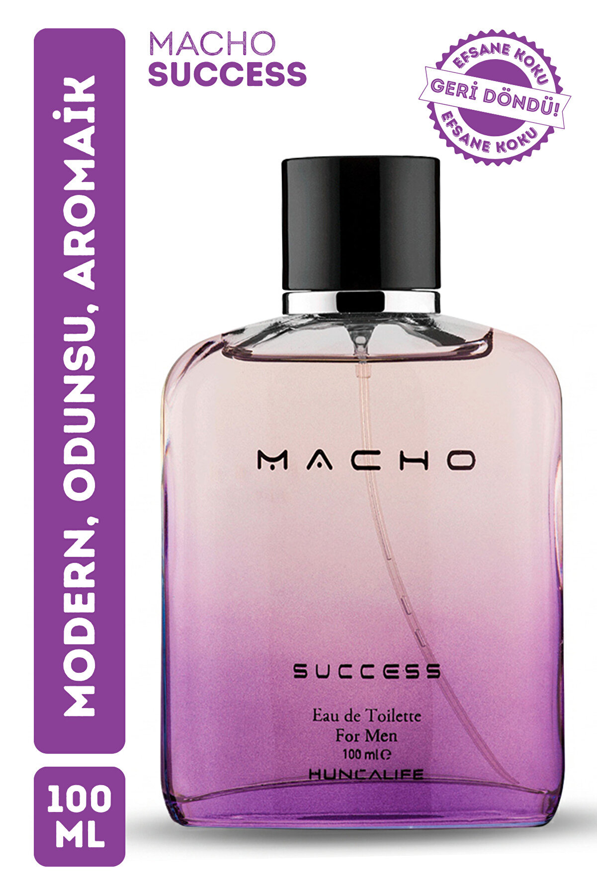 Huncalife Macho Success Erkek Parfümü EDT 100 ml - Güç ve Çekicilik