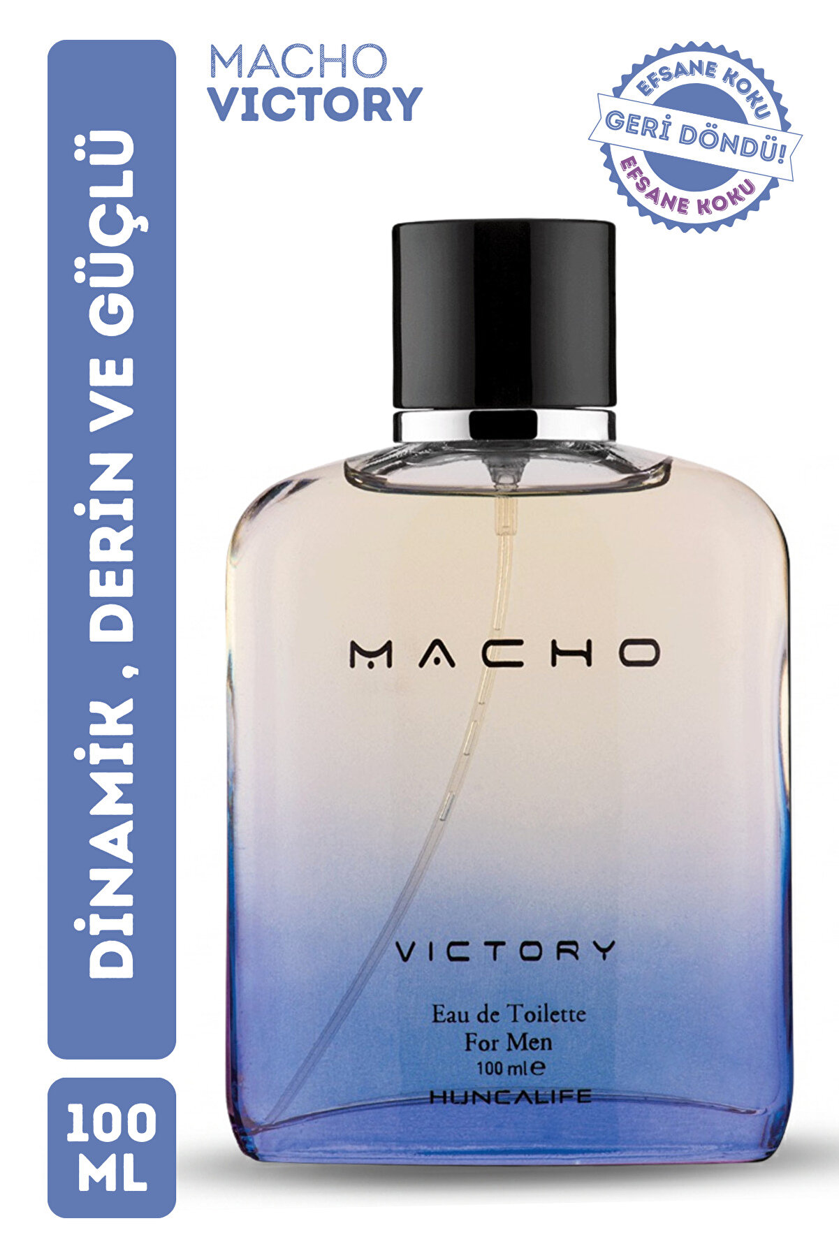 Huncalife Macho Victory Erkek Parfümü EDT 100 ml - Güçlü ve Kalıcı