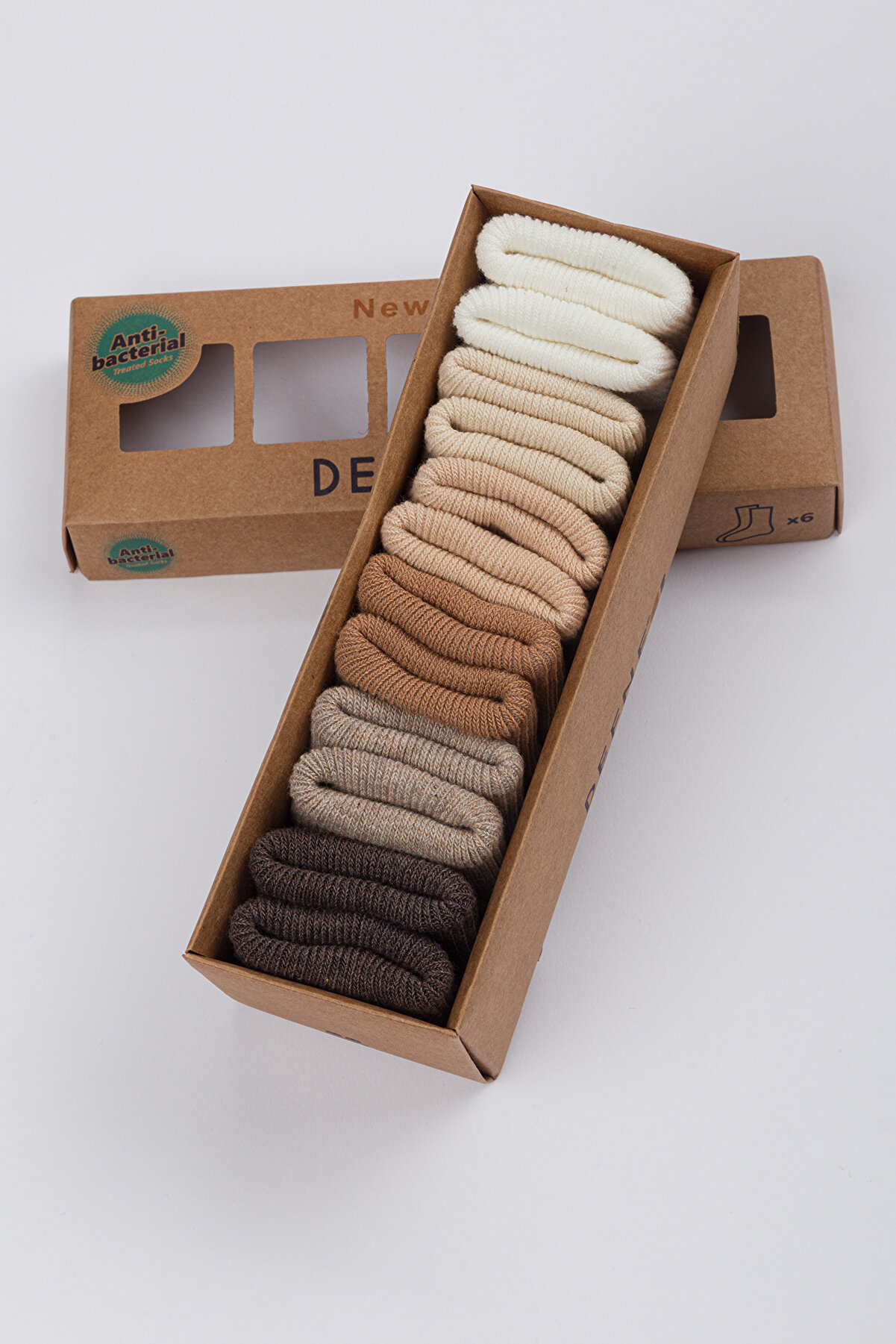 Lui Baby 6'lı Yenidoğan Bebek Pamuk Çorap 0/6 Ay - 234.64 TL