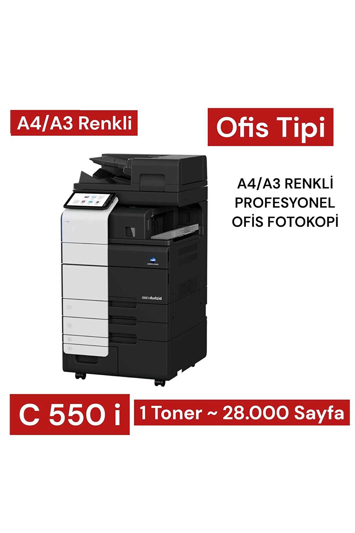 Konica Minolta Bizhub C550i: Color A3/A4 Multifunction Printer & Scanner