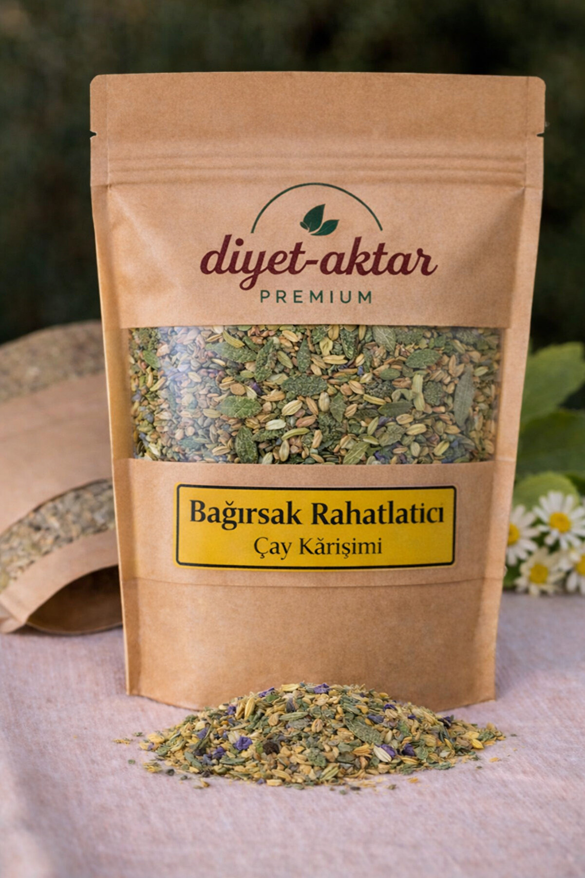 DiyetAktar Bagırsak Rahatlatıcı Bitkisel Çay Karışımı 100 g | %100 Doğal