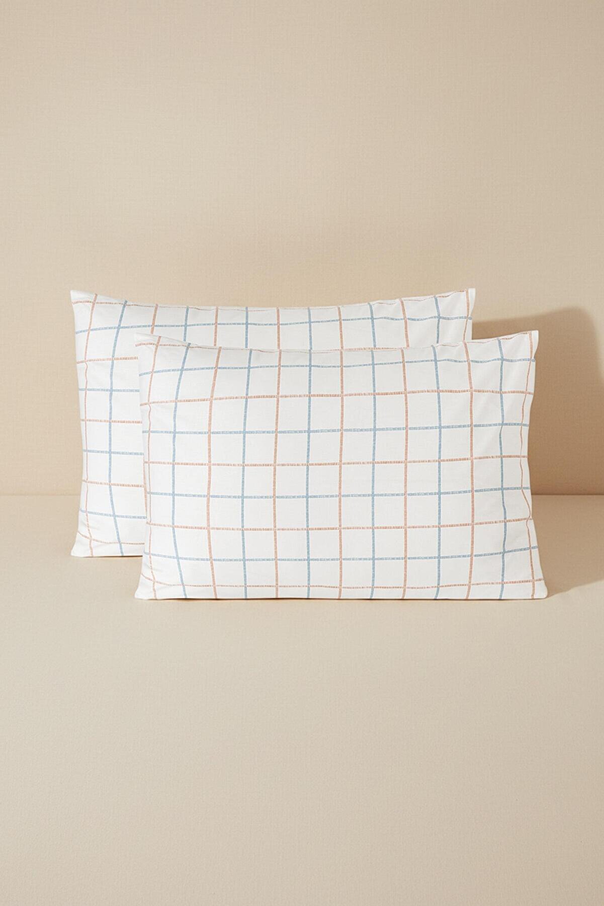 Soley Mix & Match Vero 2’li %100 Pamuk Yastık Kılıfı Seti - 50x70 cm