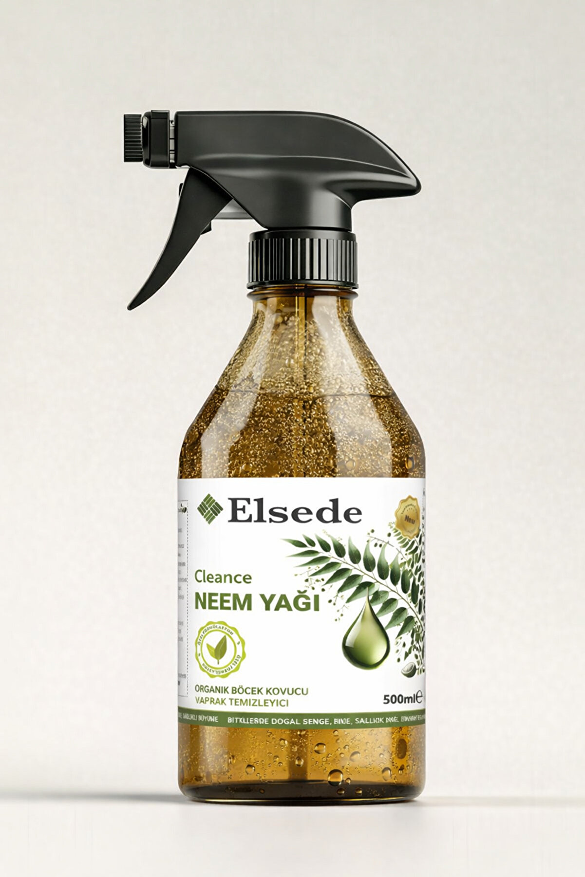 ELSEDE Cleance Neem Yağı İçeren Doğal BÖCEK KOVUCU & Yaprak Temizleyici Sprey 500 ml