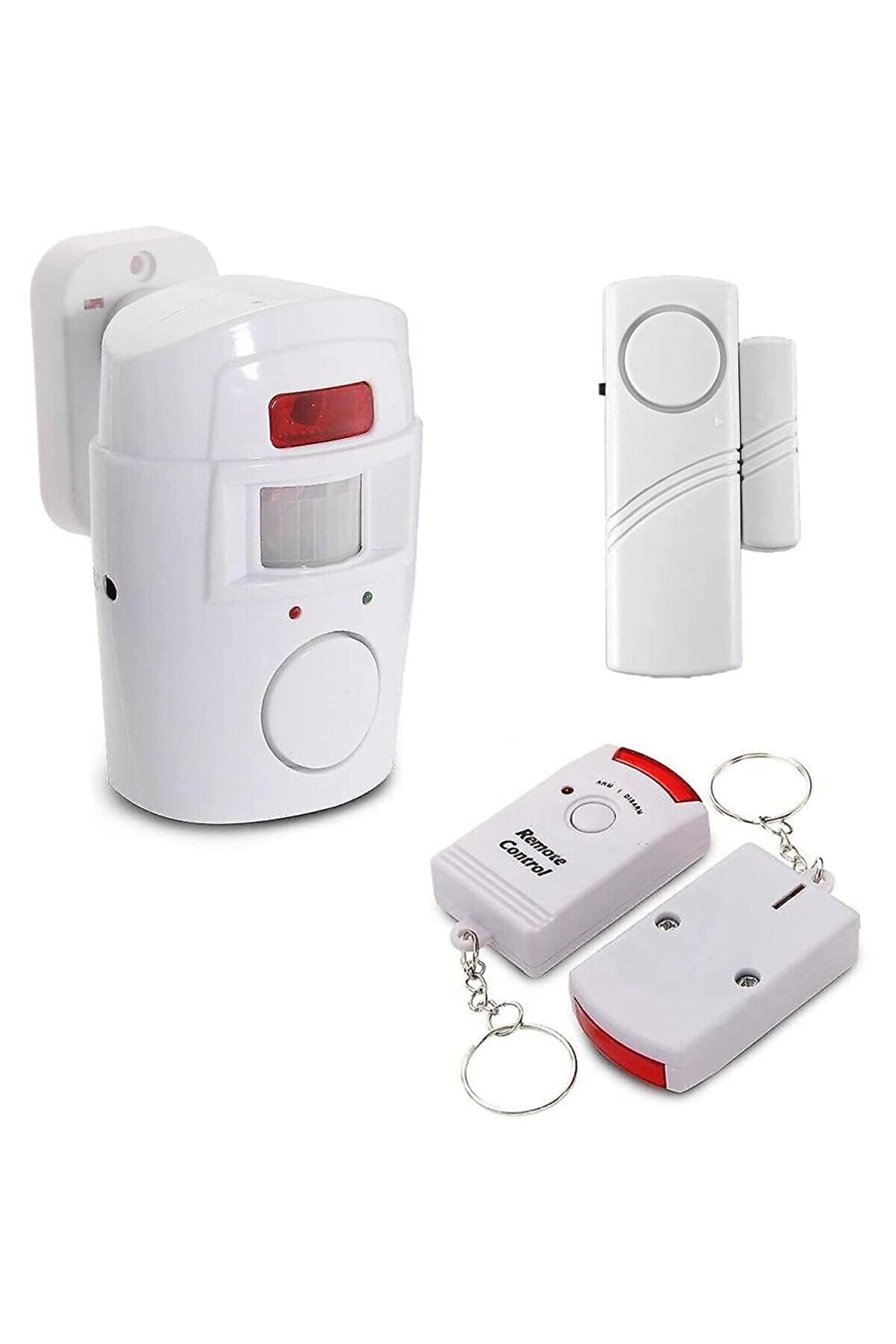 AyrStore Kapı Pencere Alarmı Hediyeli Kablosuz Ev Alarm Sistemi - Kumandalı