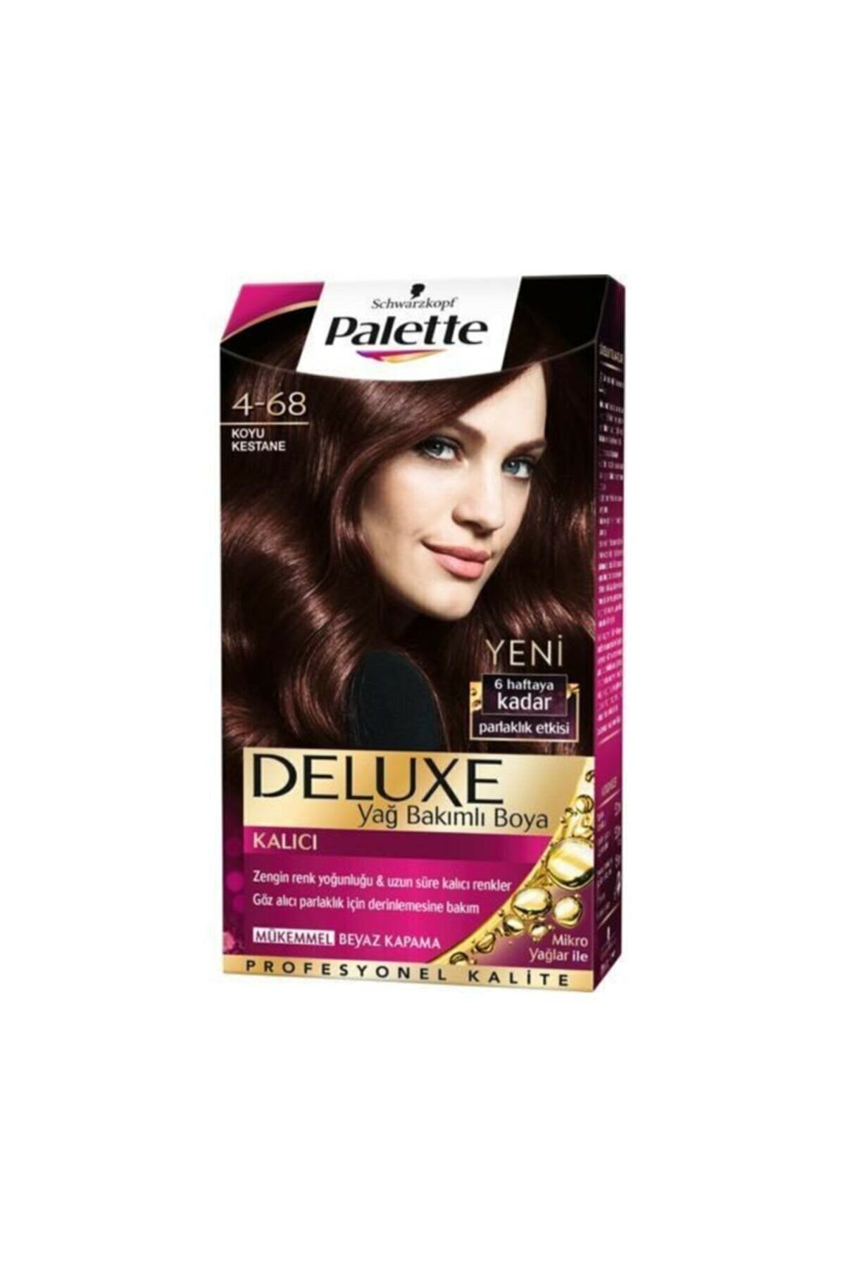 Palette Saç Boyası - Deluxe 4-68 Koyu Kestane 50 ml