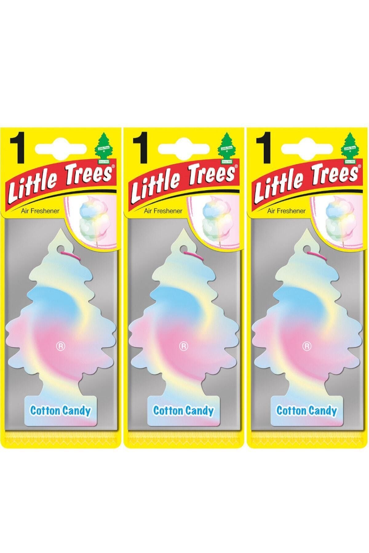 Car Freshner Little Trees Oto Kokusu 3'lü Pamuk Şeker