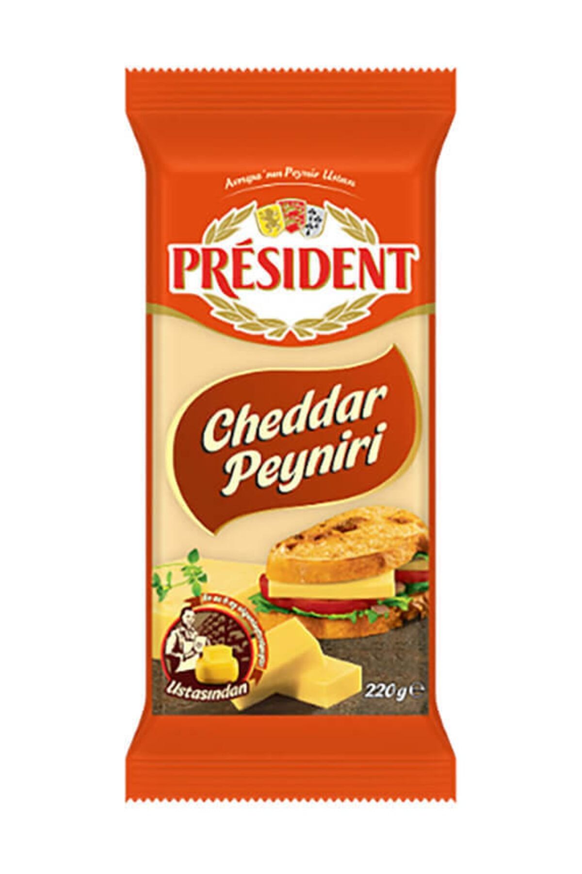 president Presıdent Cheddar Peyniri 220 gr