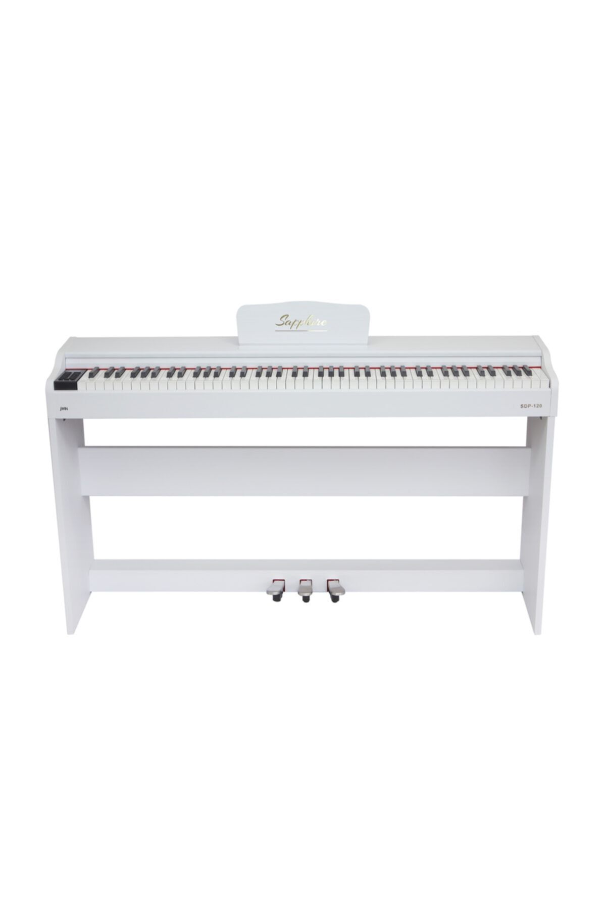 JWIN Sapphire Sdp-120w 88 Tuşlu Çekiç Aksiyon Klavye Sistemli Dijital Piyano- Beyaz