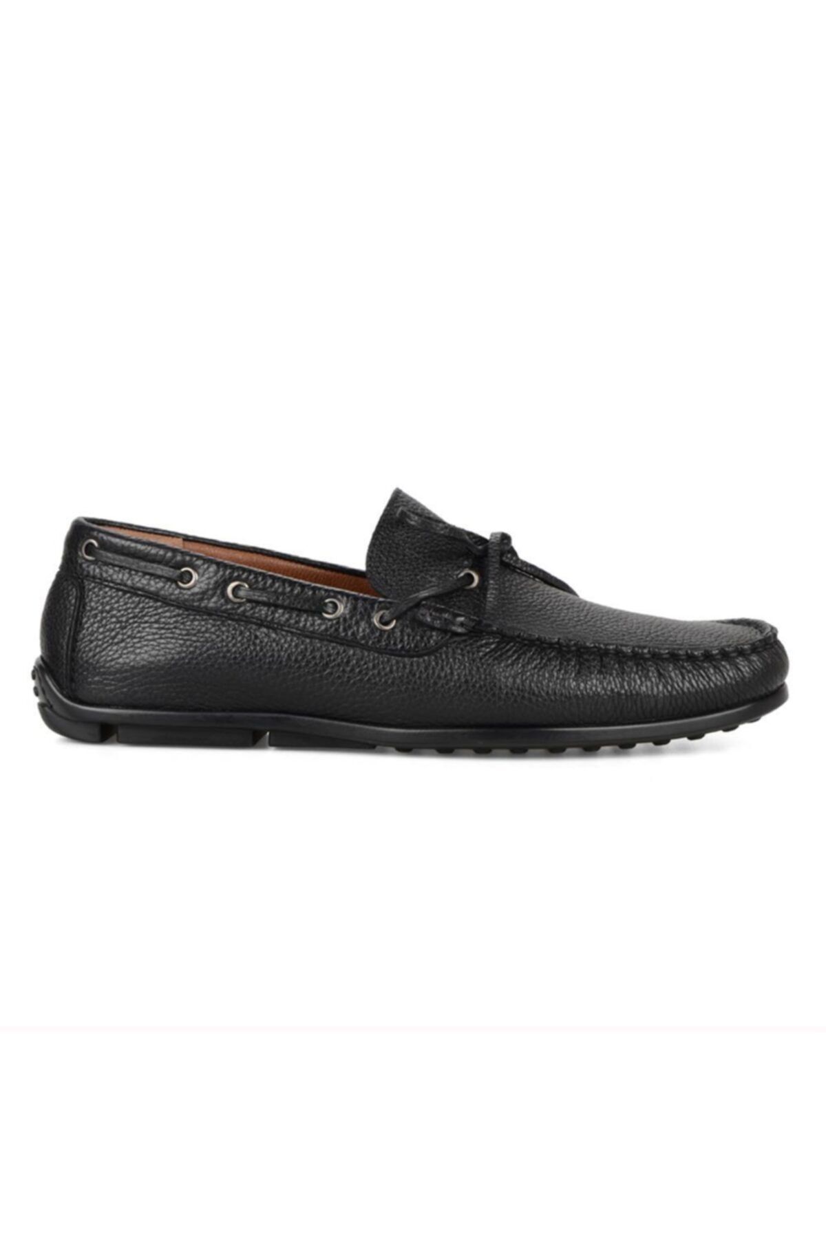 FootCourt Erkek Fiyonklu Siyah Loafer Günlük Ayakkabı