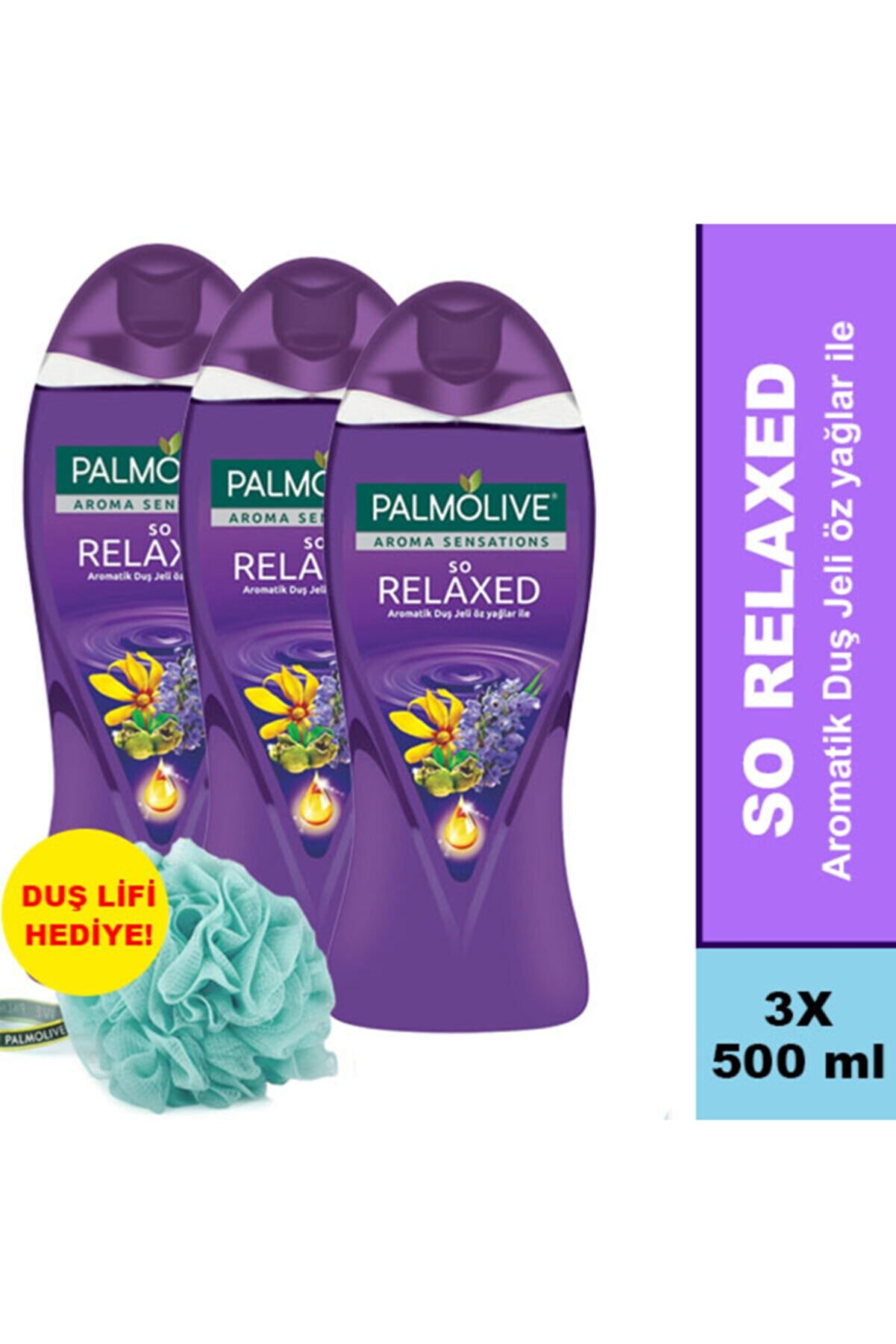 Palmolive Duş Jeli Aroma Sensation So Relaxed 500 Ml X 3 Adet