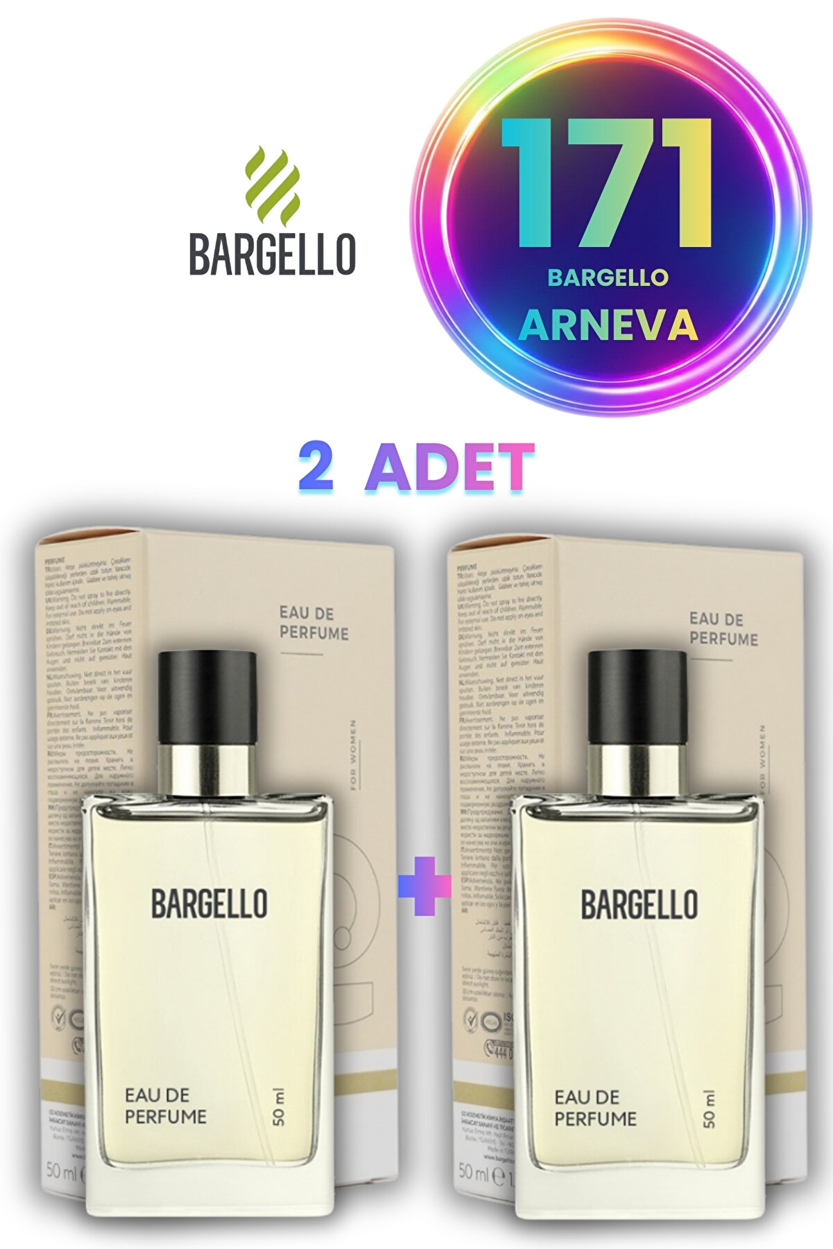 Bargello 171 Floral Edp 50 ml Kadın Parfümü 2'li Set