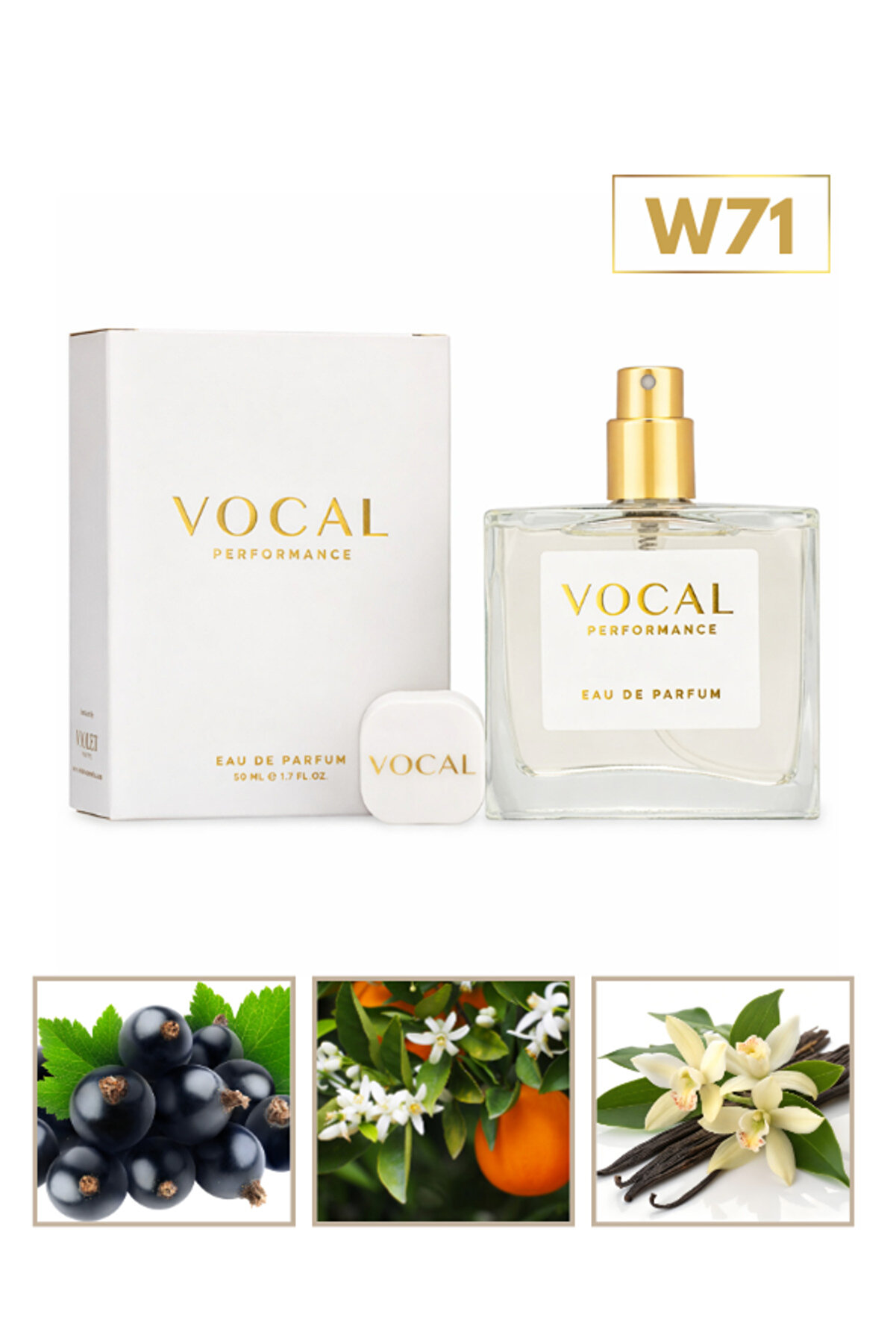 Vocal W71 Kadın Parfüm Edp 50 ml - Kalıcı ve Zarif Koku