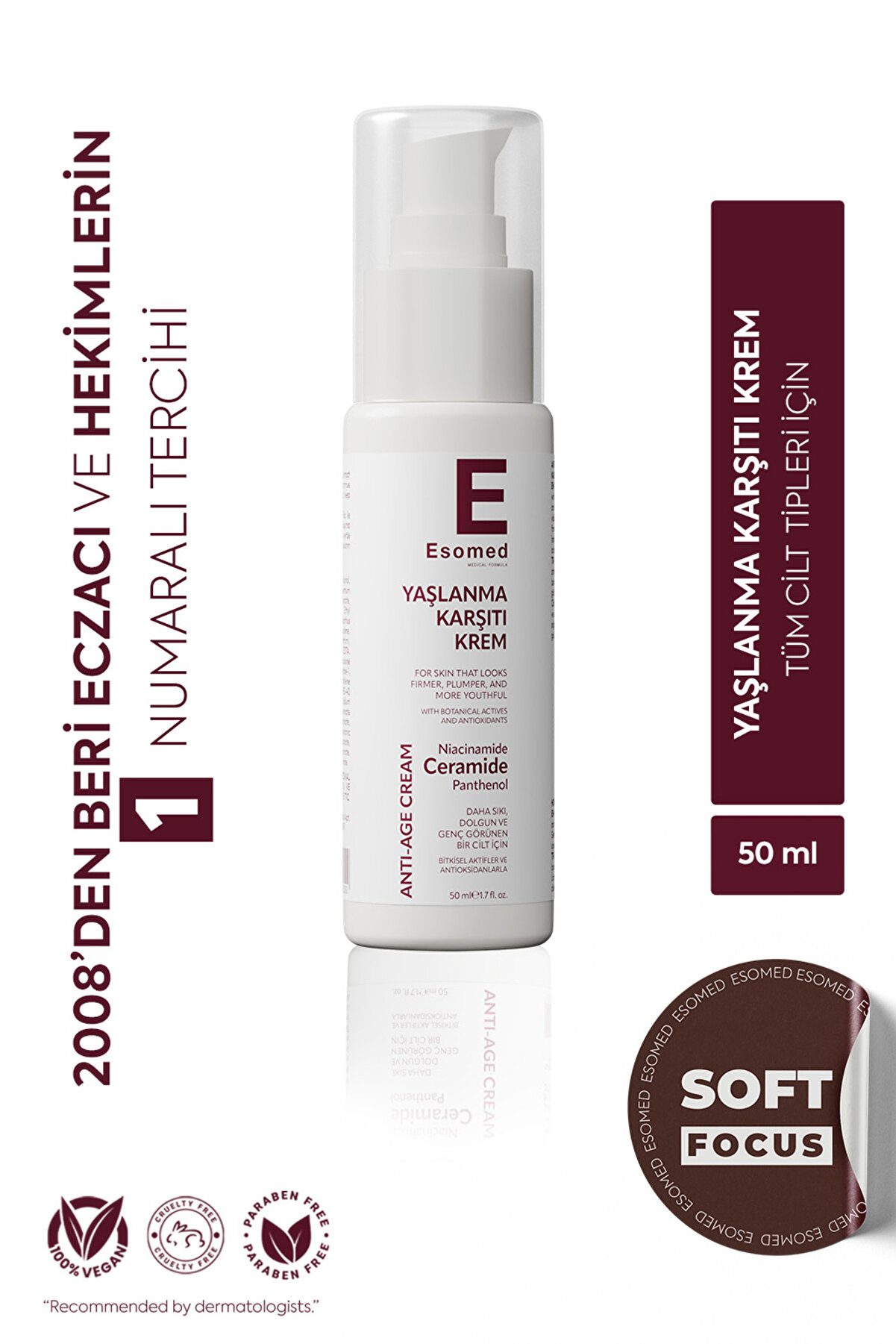 Esomed Yüz Ve El İçin Beyazlatıcı Anti-Aging Krem - Güneş Sonrası Bakım